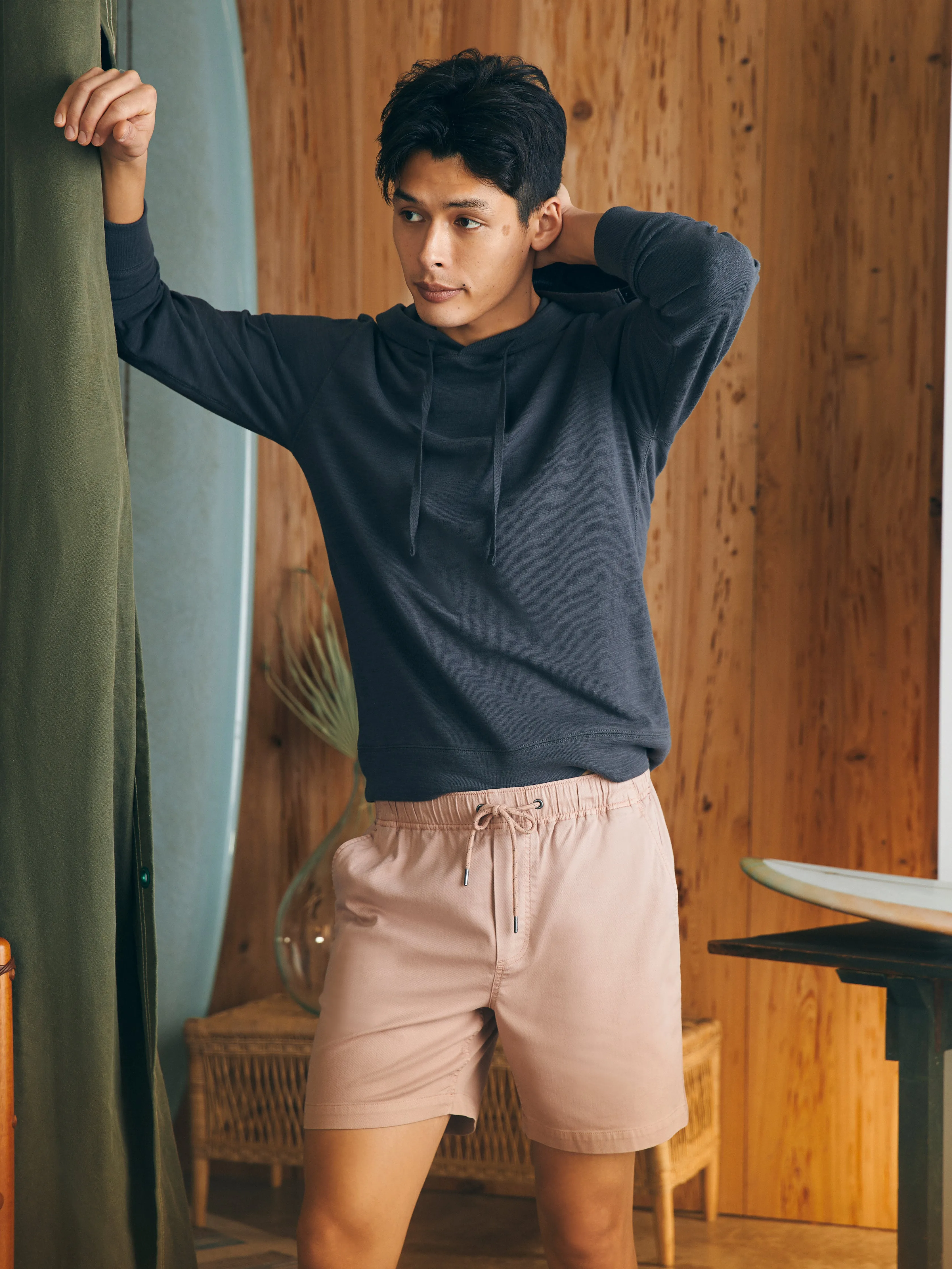 Essential Drawstring Short (6.5" Inseam) - Adobe sold by Faherty product image thumbnail 2