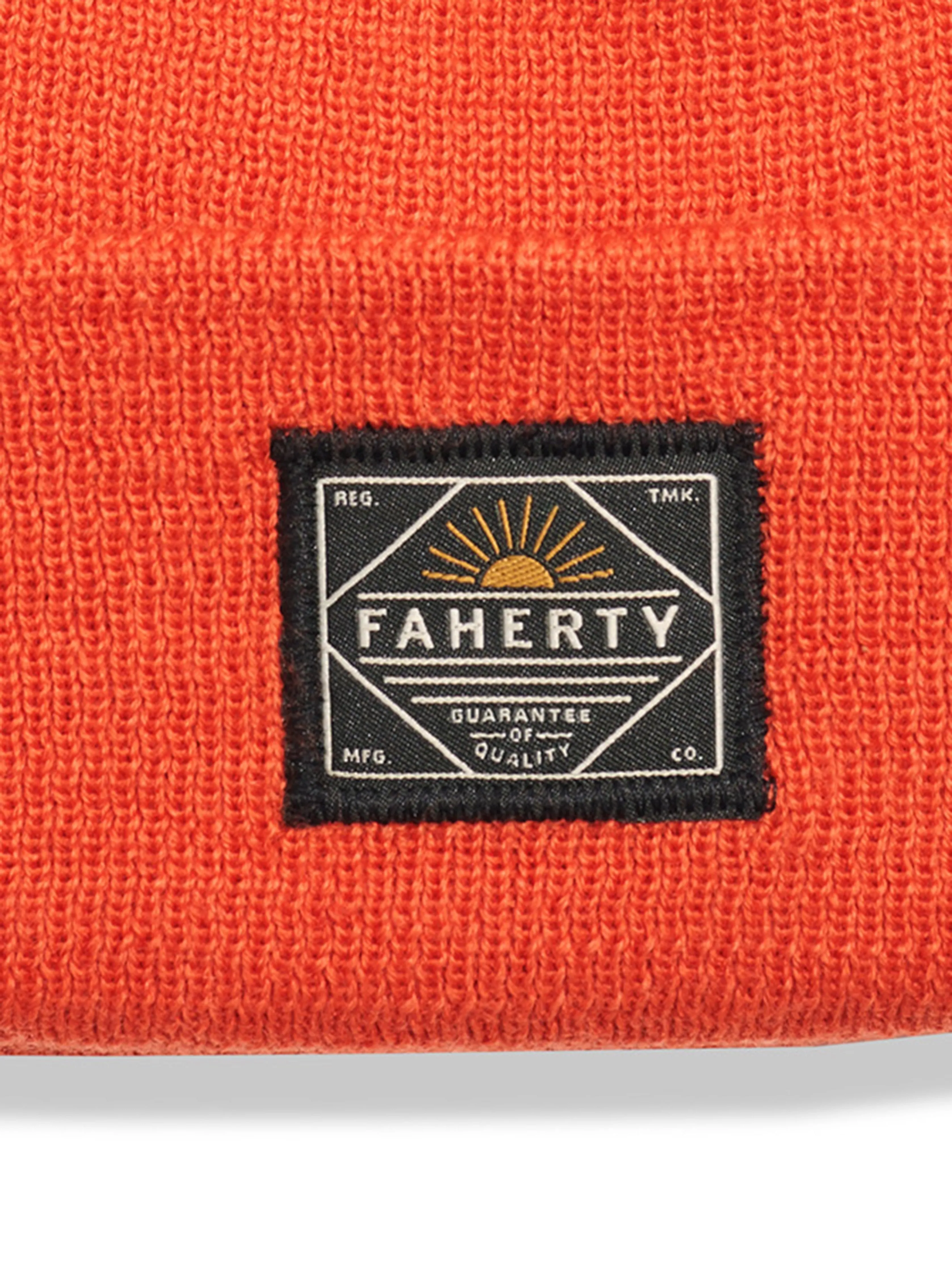 Merino Workwear Beanie - Orange sold by Faherty product image thumbnail 2
