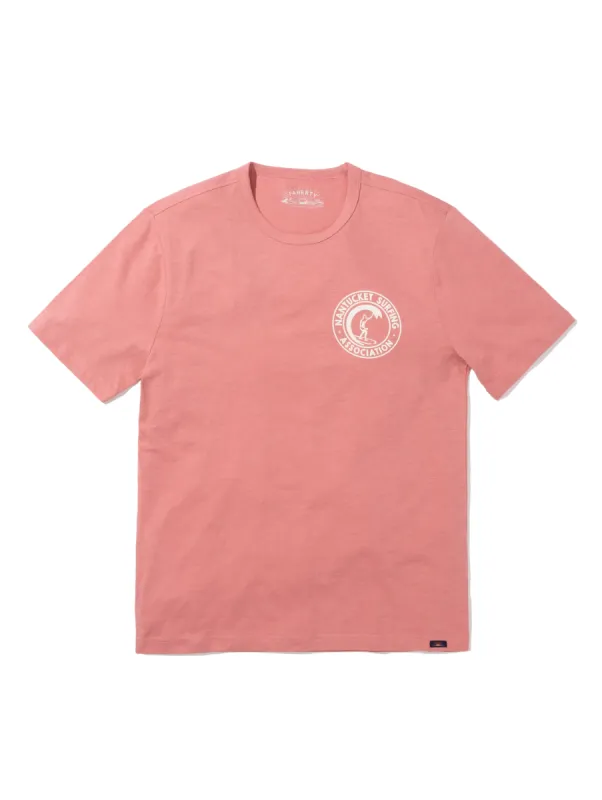 Nantucket Short-Sleeve Crew T-Shirt - Faded Flag sold by Faherty