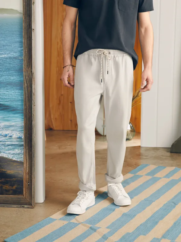 Essential Drawstring Pant - Birch sold by Faherty
