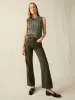 Stretch Terry Patch Pocket Pant - Forest Olive sold by Faherty