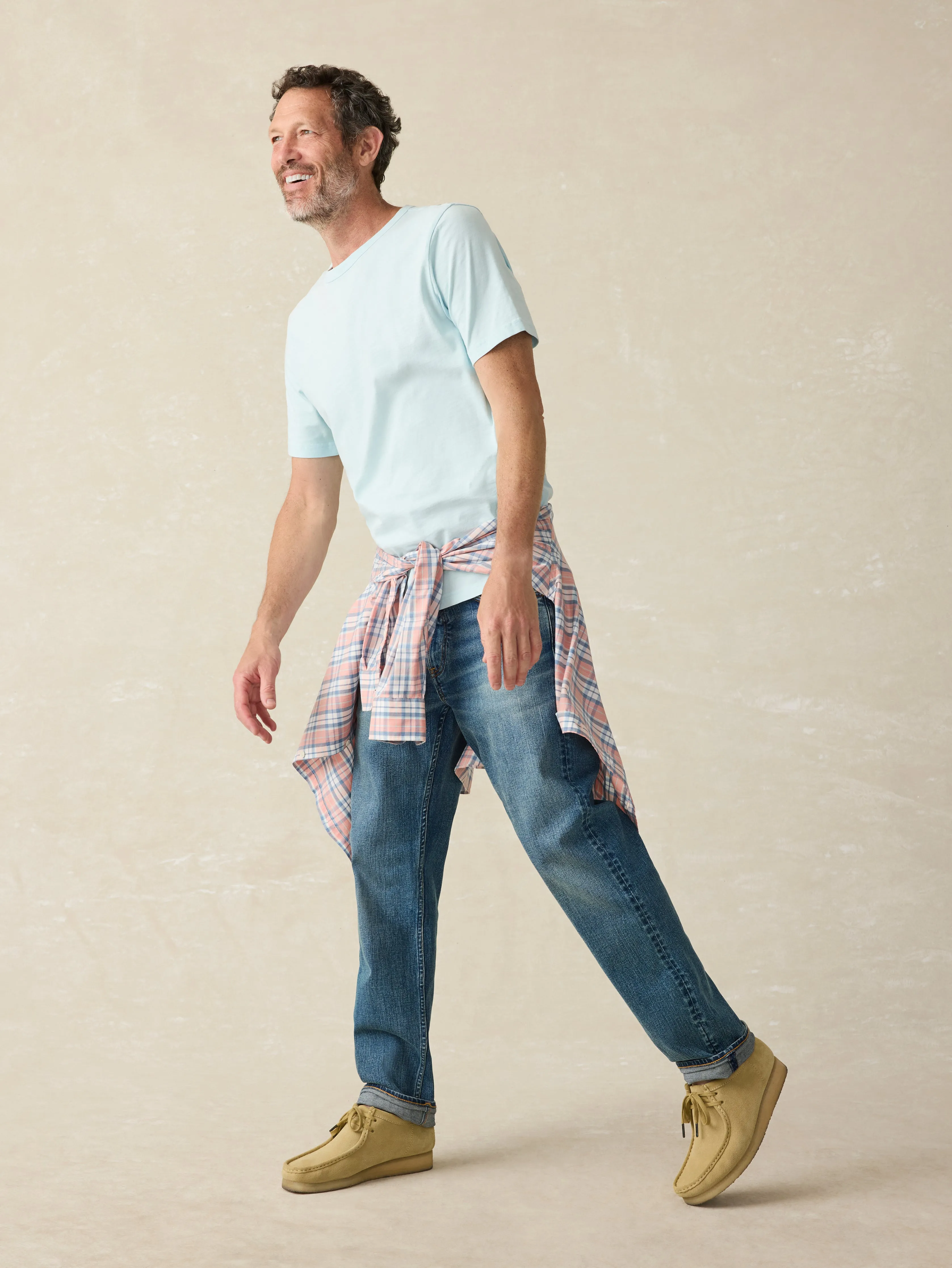 Sunwashed Tee - Blue Oasis sold by Faherty product image thumbnail 4