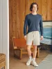 Essential Italian Knit Cord Short (6" Inseam) - Stone sold by Faherty