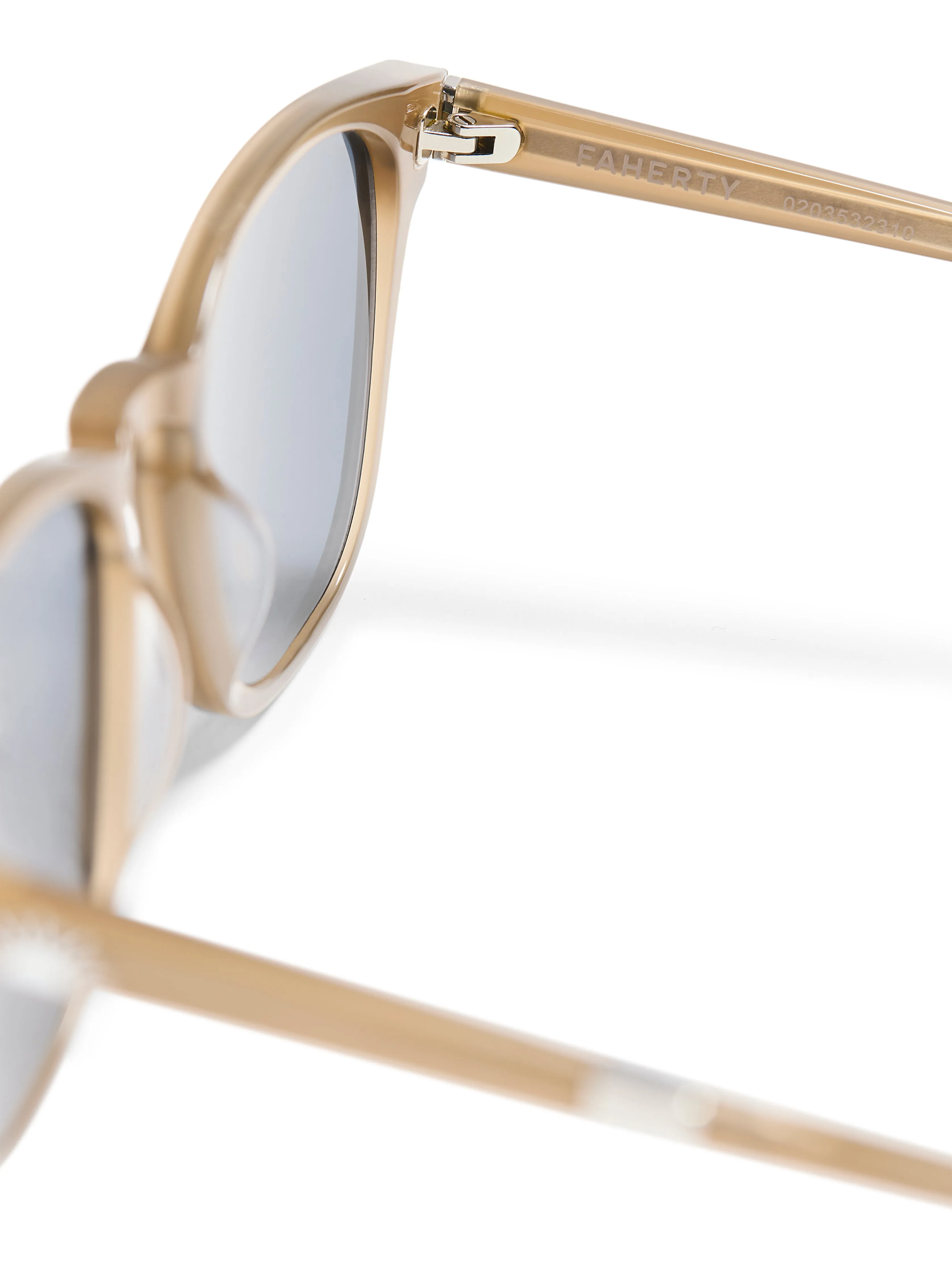 August Sunglasses - Milky Olive Grey sold by Faherty product image thumbnail 3