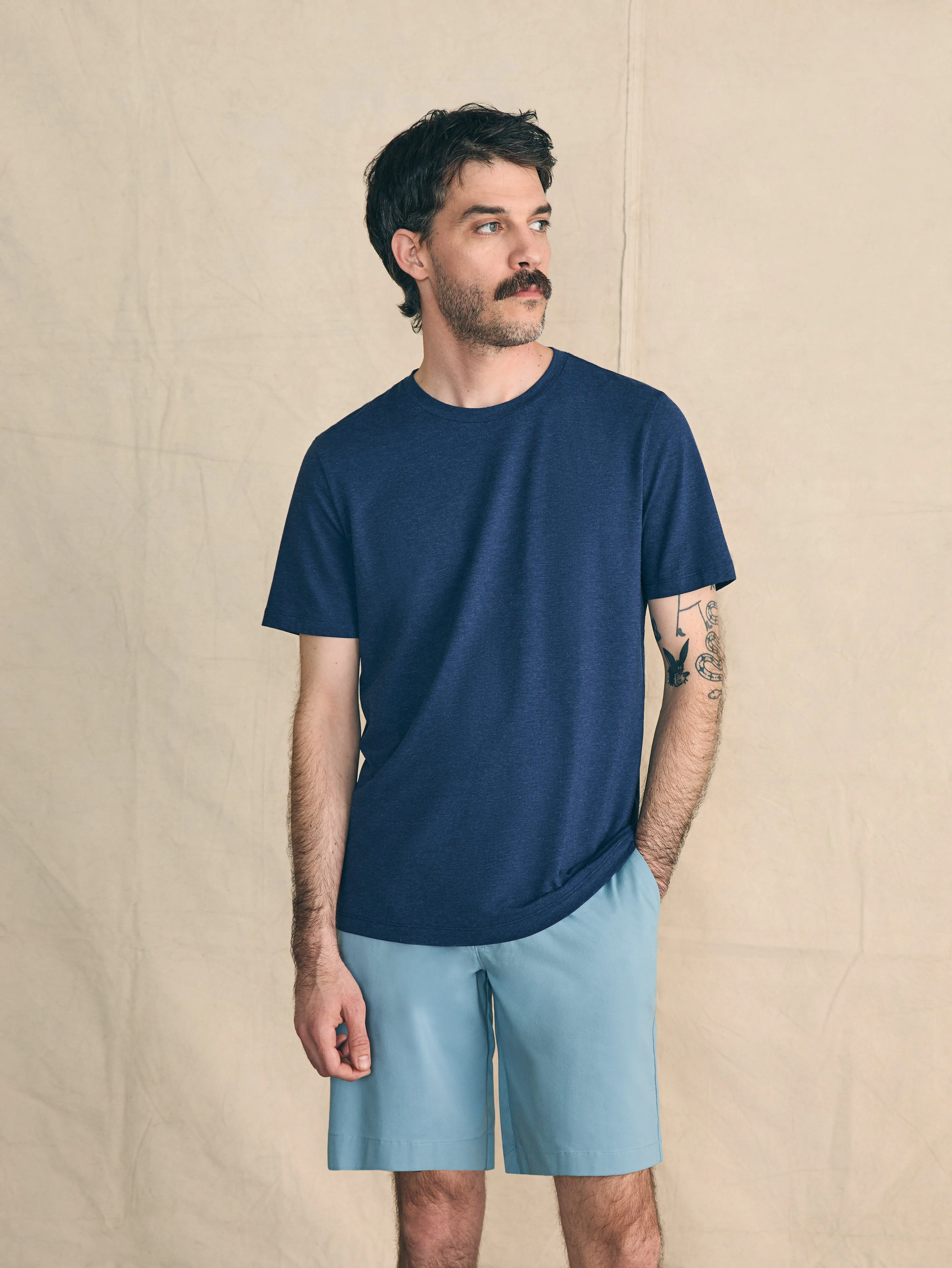 Movement™ Short-Sleeve T-Shirt - Great Falls Heather sold by Faherty product image thumbnail 2