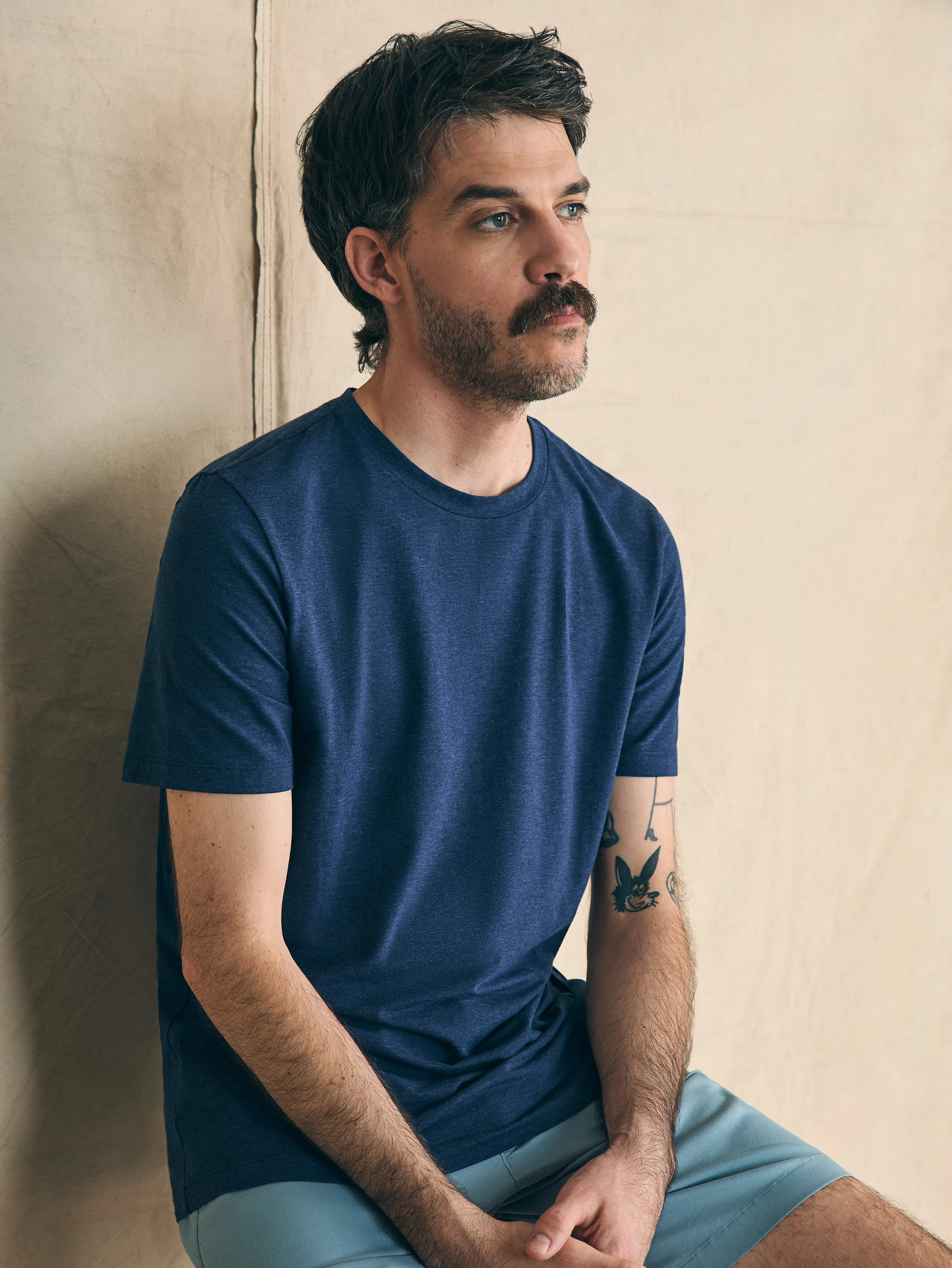 Movement™ Short-Sleeve T-Shirt - Great Falls Heather sold by Faherty product image thumbnail 4