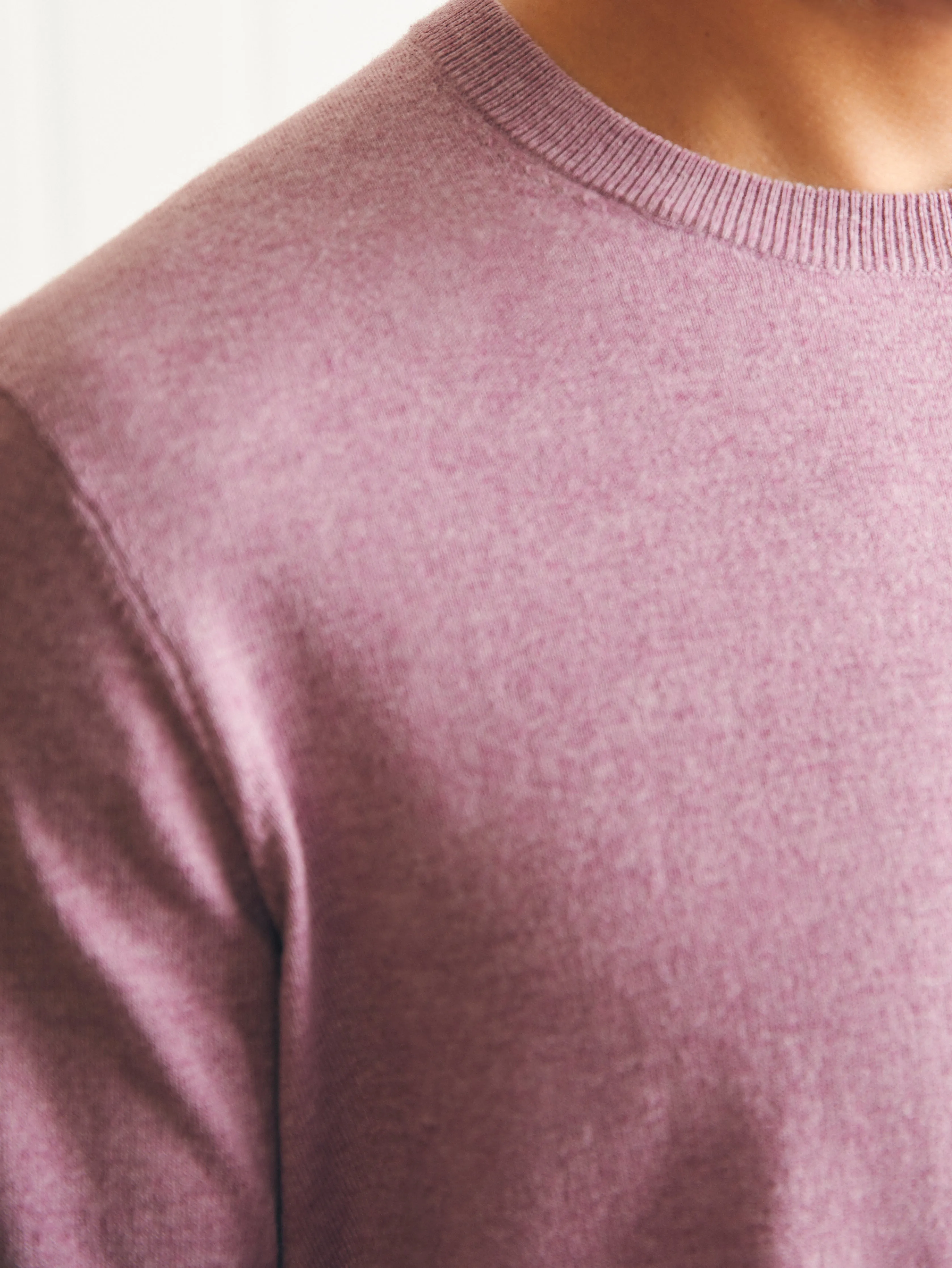 Movement™ Crewneck Sweater - Quartz Cove Heather sold by Faherty product image thumbnail 2