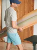 All Day™ Short 1.0 (7") - Turquoise Sky sold by Faherty