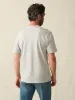 Sunwashed Tee (Tall) - Heather Grey sold by Faherty