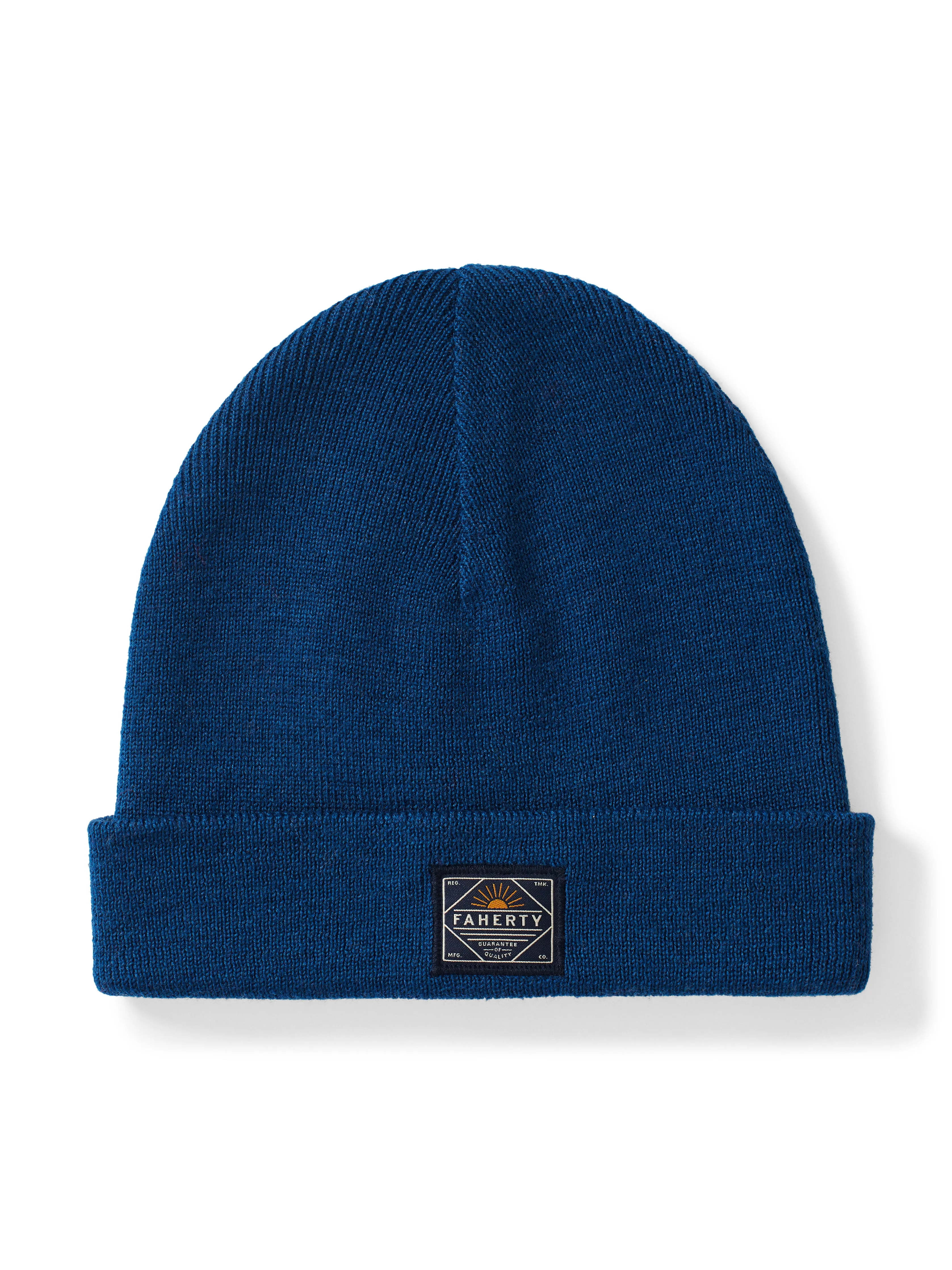 Merino Beanie - Azure Night sold by Faherty product image thumbnail 3