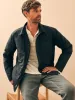 Seaport Down Jacket - Smoke Black sold by Faherty