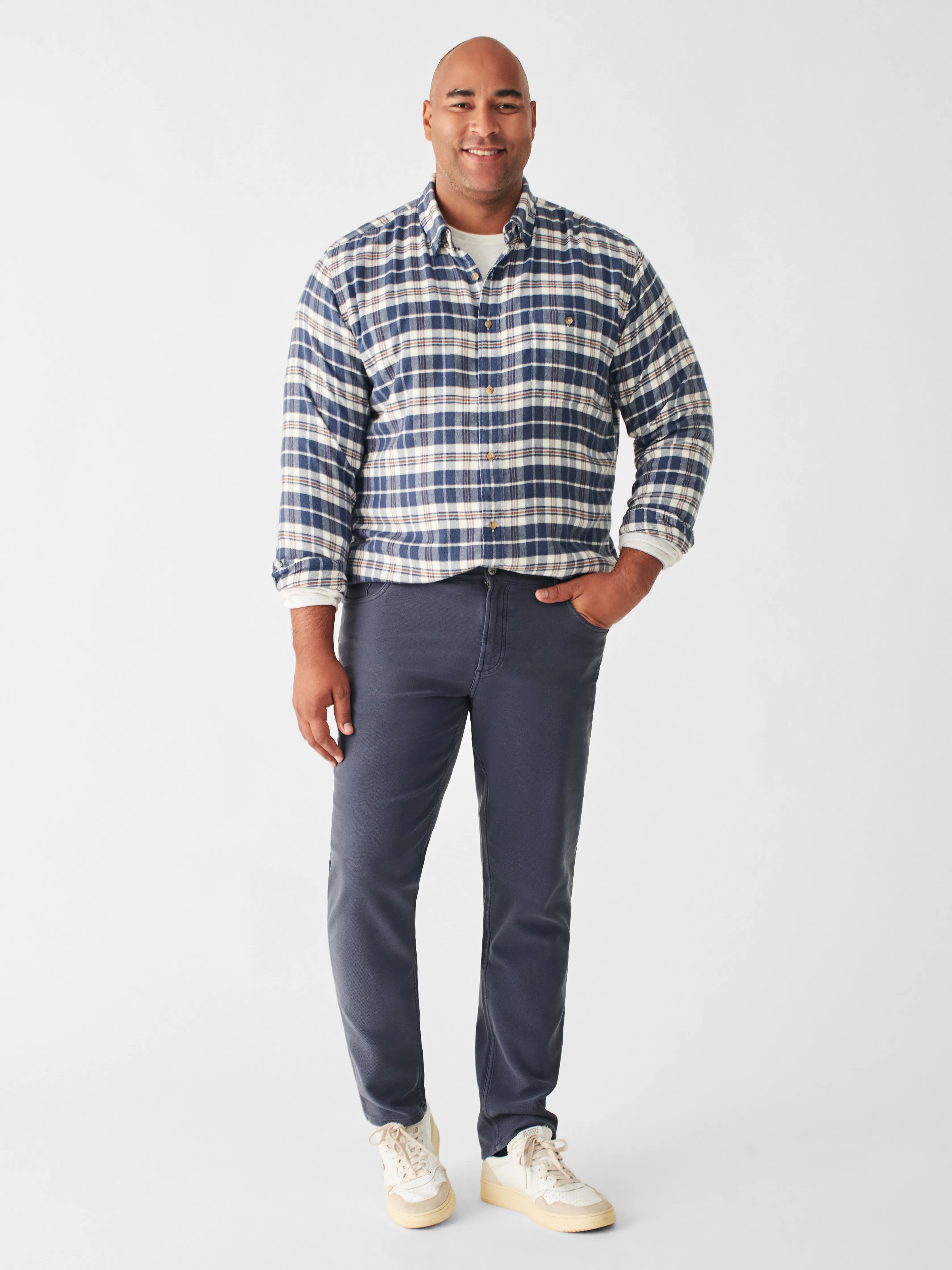 The Movement™ Flannel (Tall) - Rainier Plaid sold by Faherty