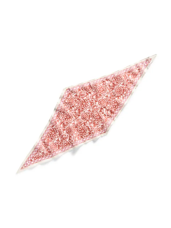 Batik Diamond Bandana - Rosette sold by Faherty