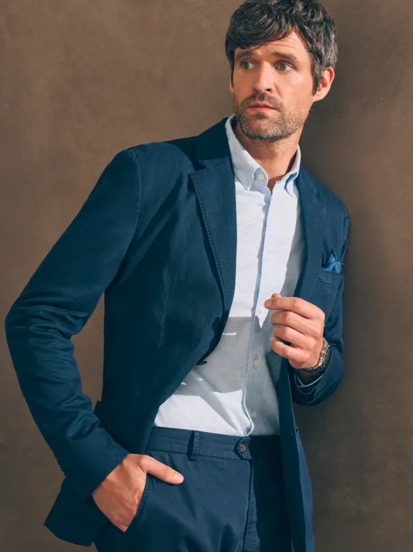 Reserve All Season Blazer - Deep Sea Navy sold by Faherty