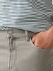 Stretch Terry 5-Pocket Athletic Fit Pant - Iron sold by Faherty
