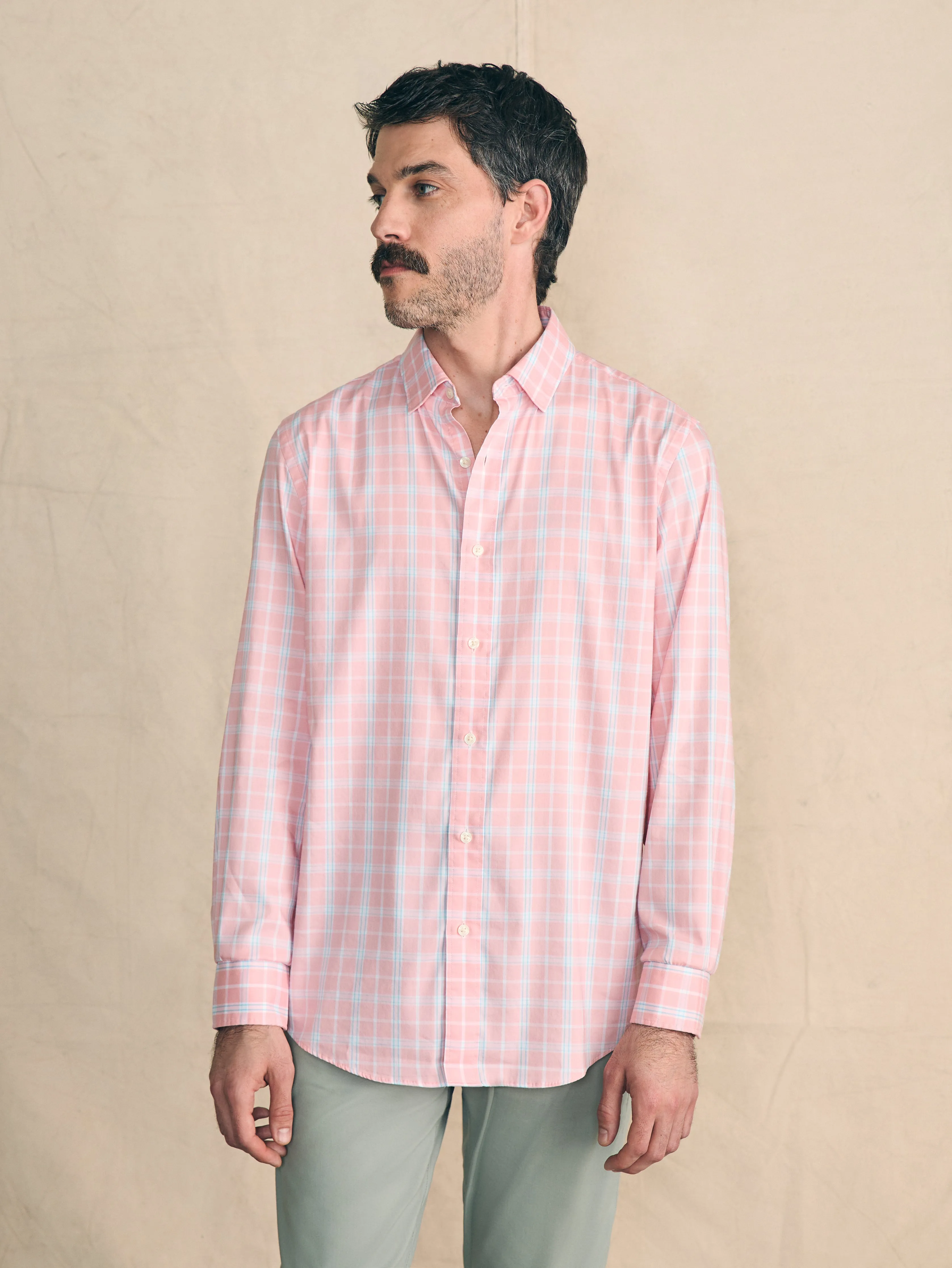 Movement™ Shirt Classic Fit - Sugar Creek Plaid sold by Faherty product image thumbnail 5