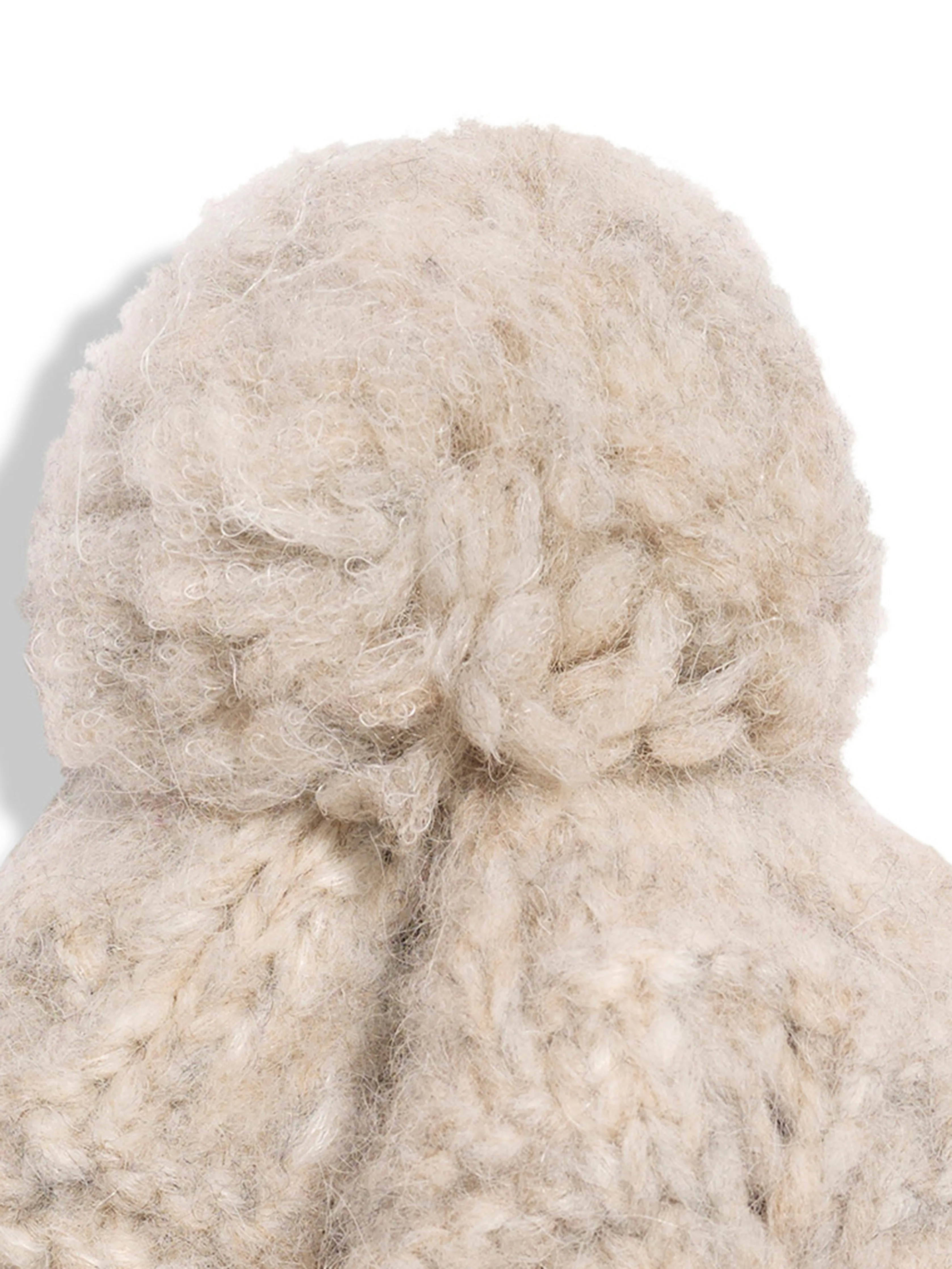 Marled Cable Beanie - Driftwood sold by Faherty product image thumbnail 3