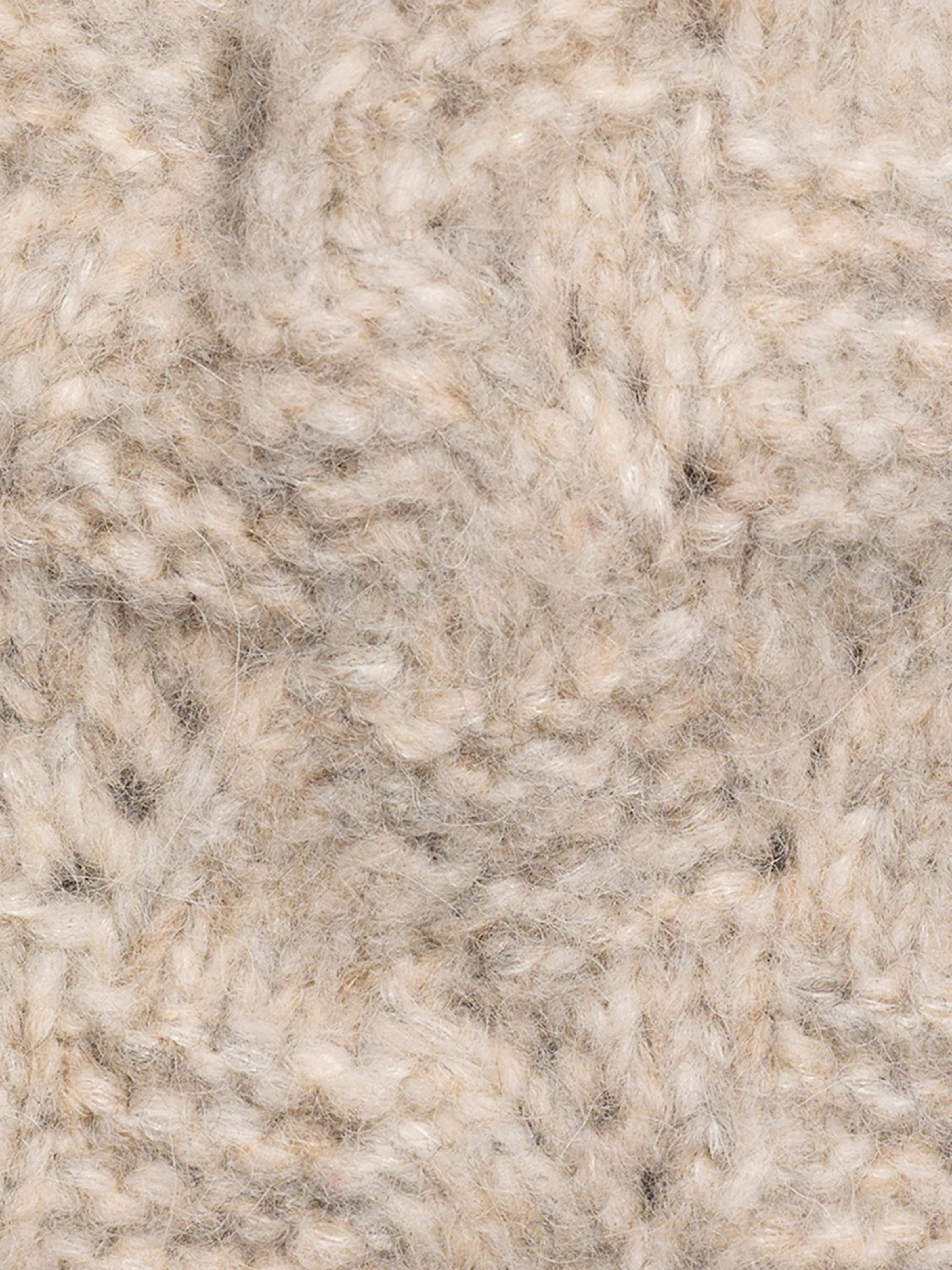 Marled Cable Beanie - Driftwood sold by Faherty product image thumbnail 2