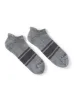 Surf Stripe Ankle Sock - Heather Grey sold by Faherty