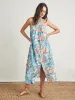 Bay Twist Dress - Paradise Blossom Floral sold by Faherty