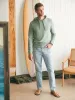 Sunwashed Slub Hoodie - Faded Sage sold by Faherty