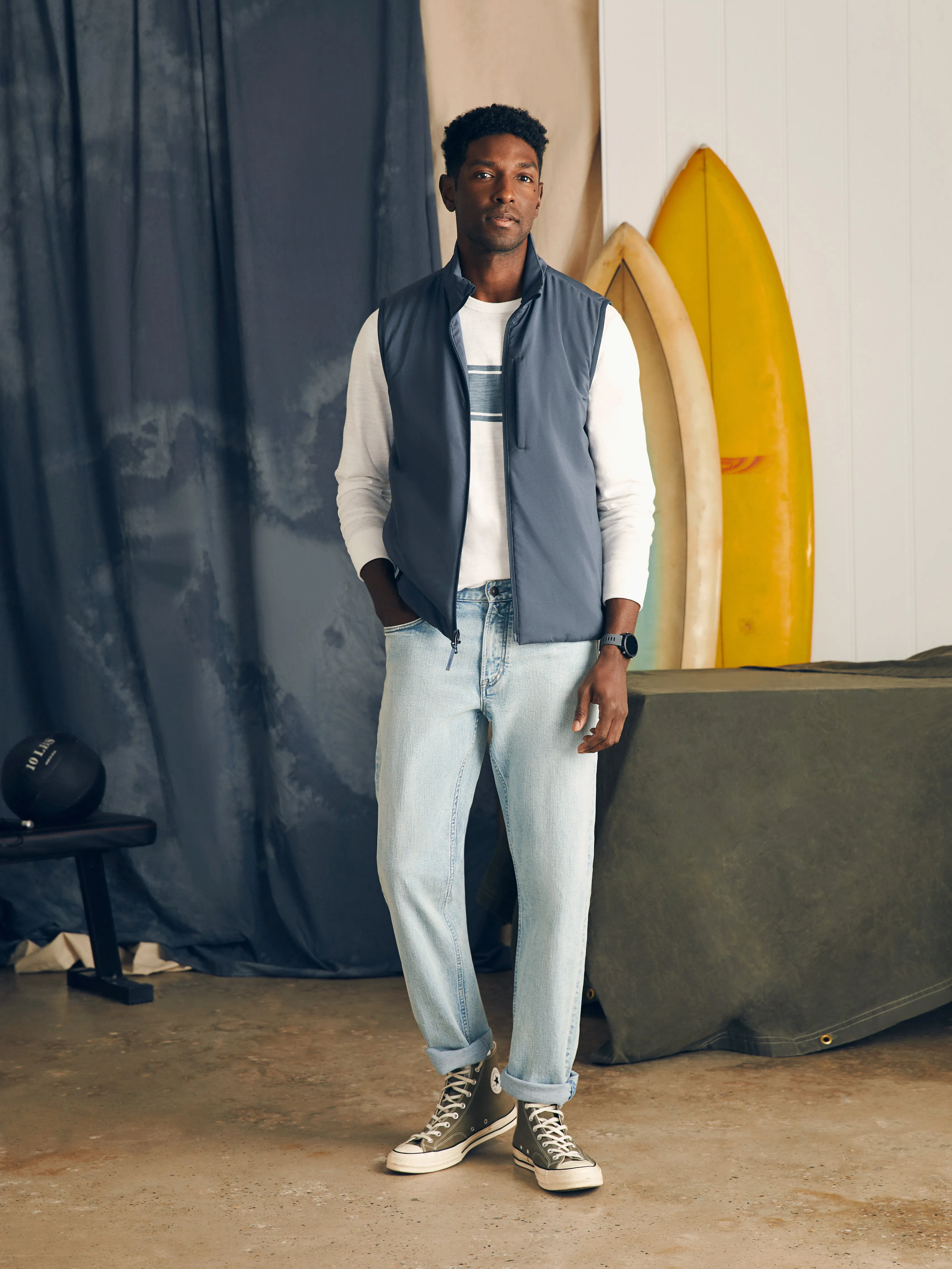 Shorelite Vest - Blue Nights sold by Faherty product image thumbnail 4