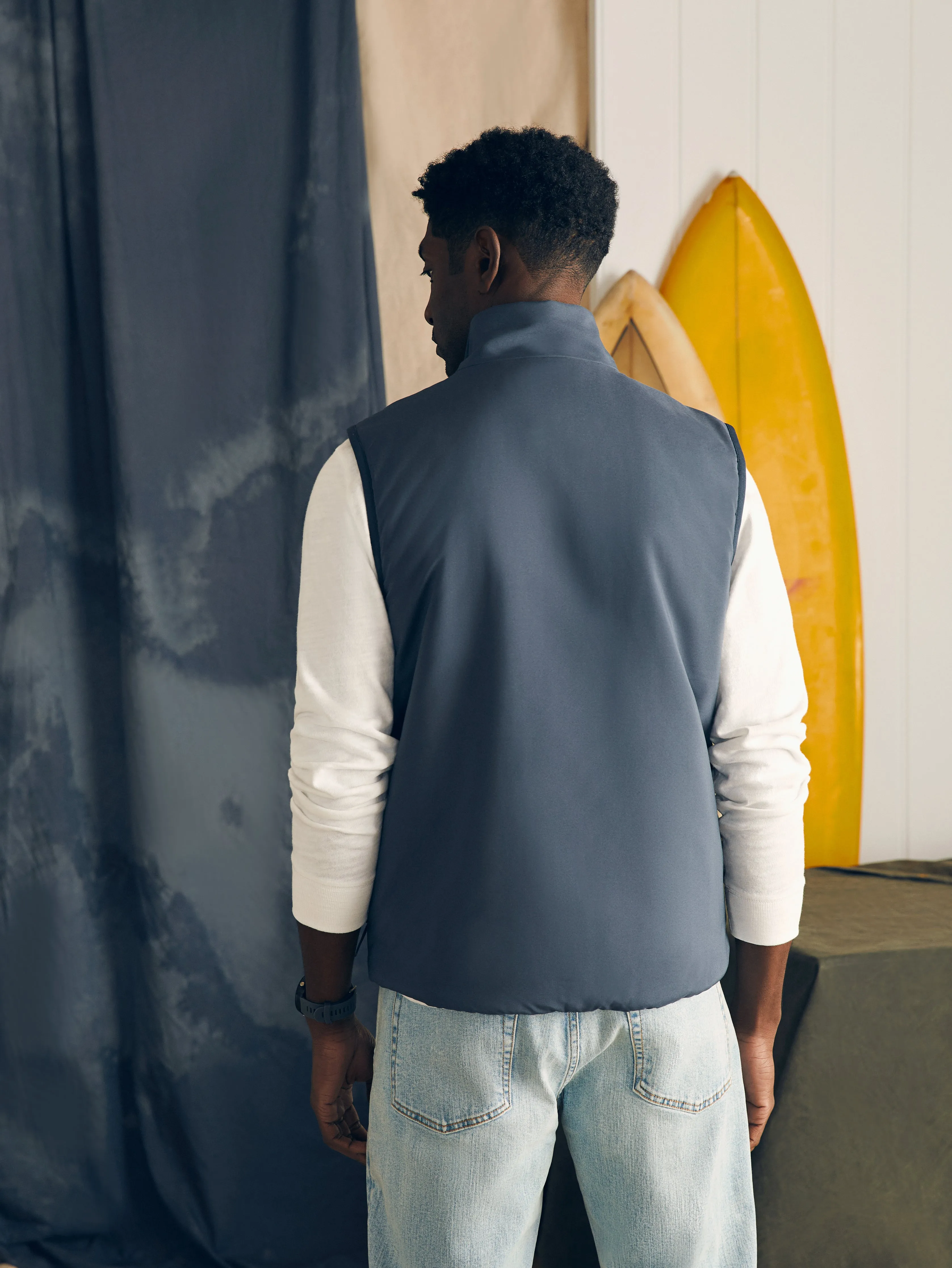 Shorelite Vest - Blue Nights sold by Faherty product image thumbnail 5