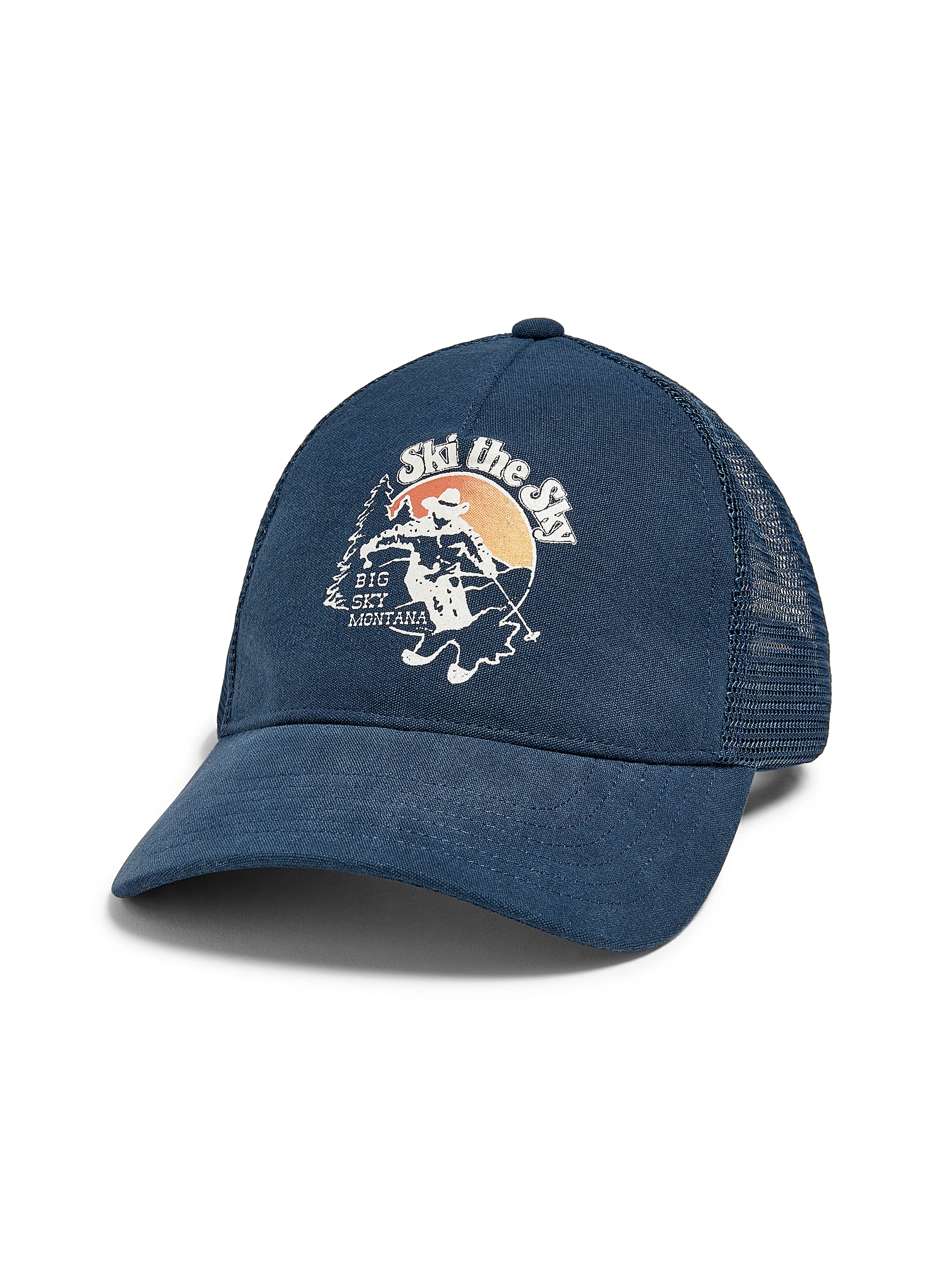 Big Sky Ski The Sky Hat - Navy sold by Faherty