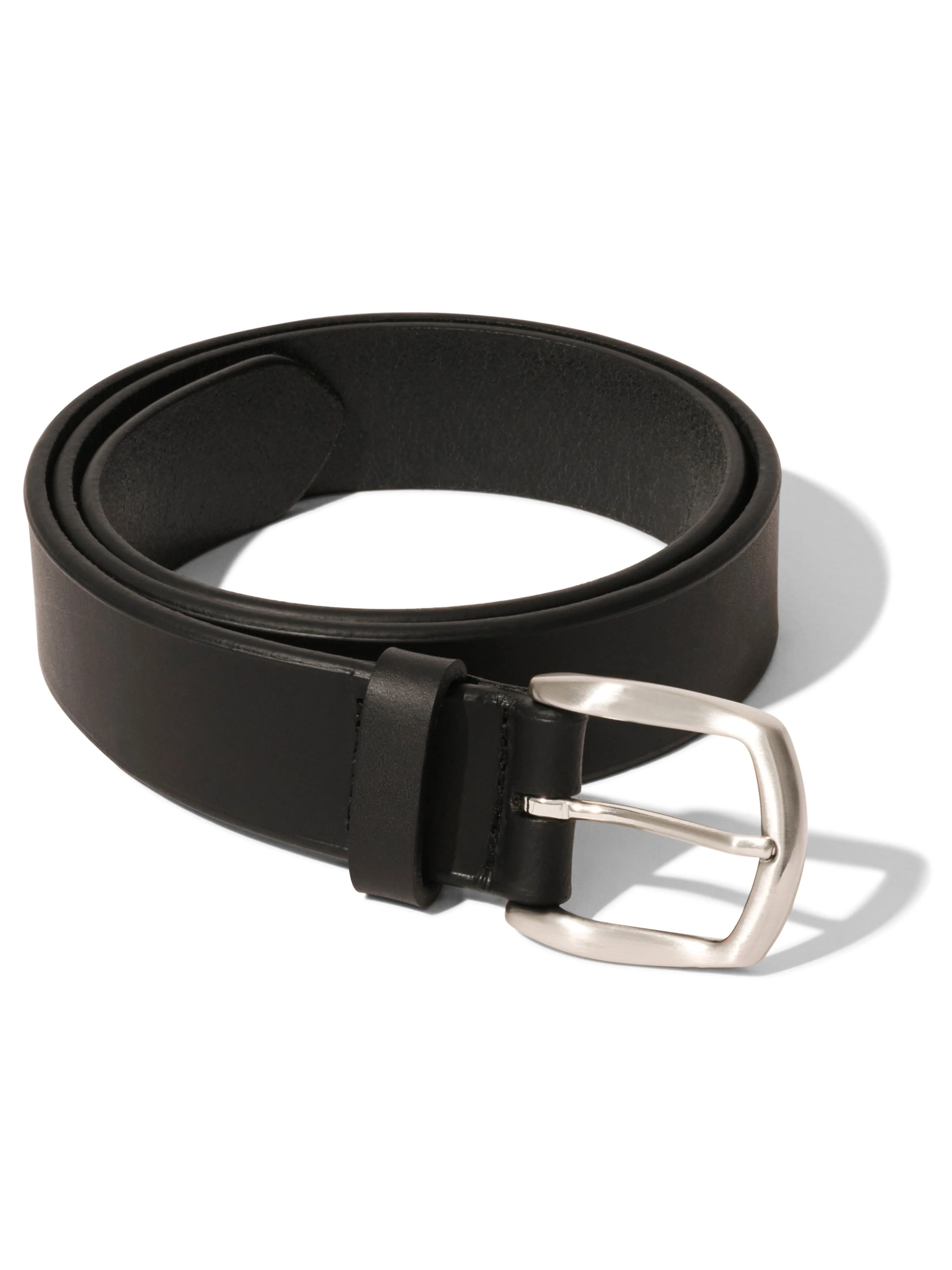 Leather Belt - Black sold by Faherty