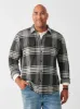 Legend™ Sweater Shirt - Charcoal Bone Plaid sold by Faherty