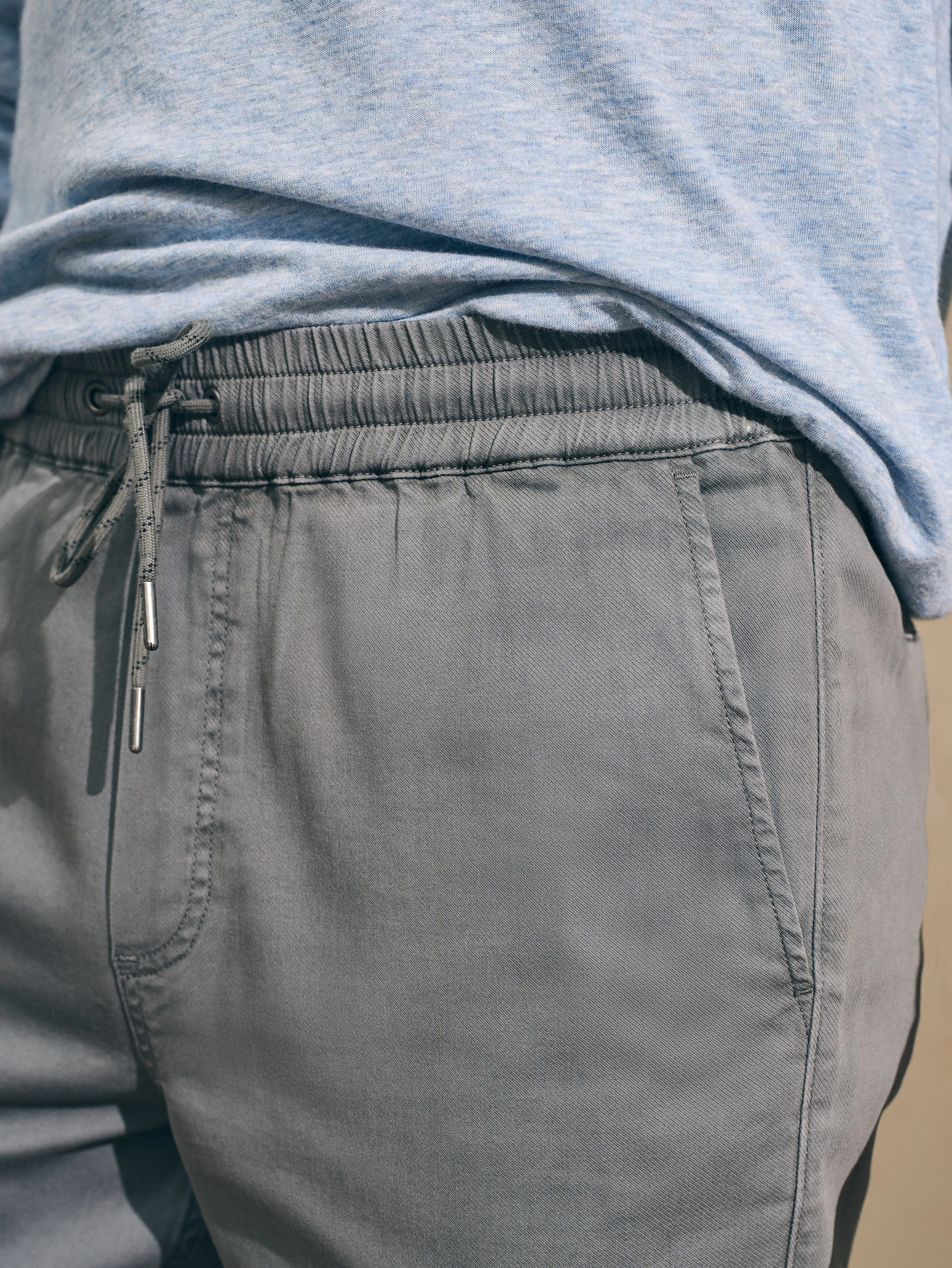 Essential Drawstring Pant - Rugged Grey sold by Faherty product image thumbnail 4