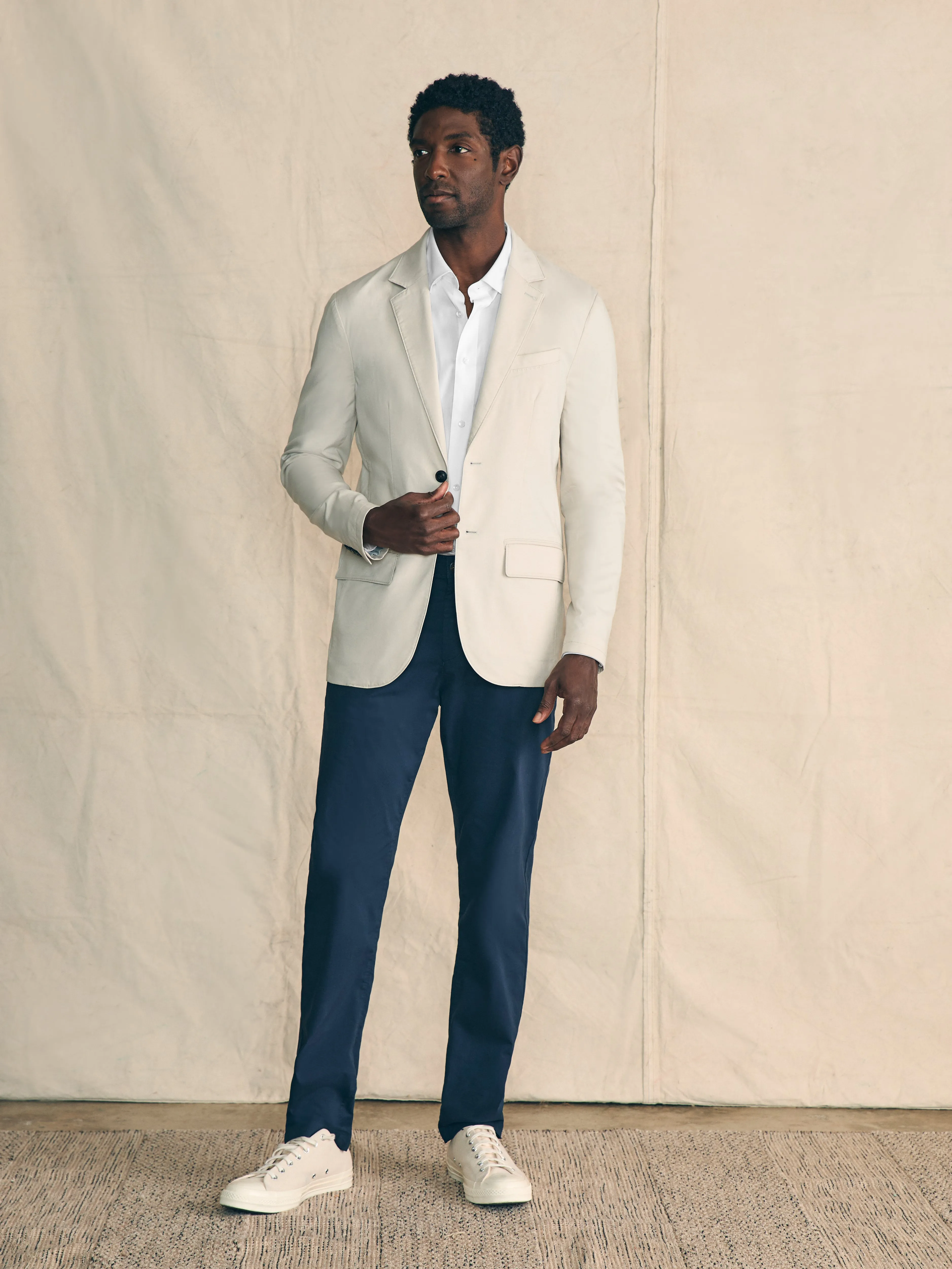 Movement™ Blazer - Light Sand sold by Faherty product image thumbnail 3