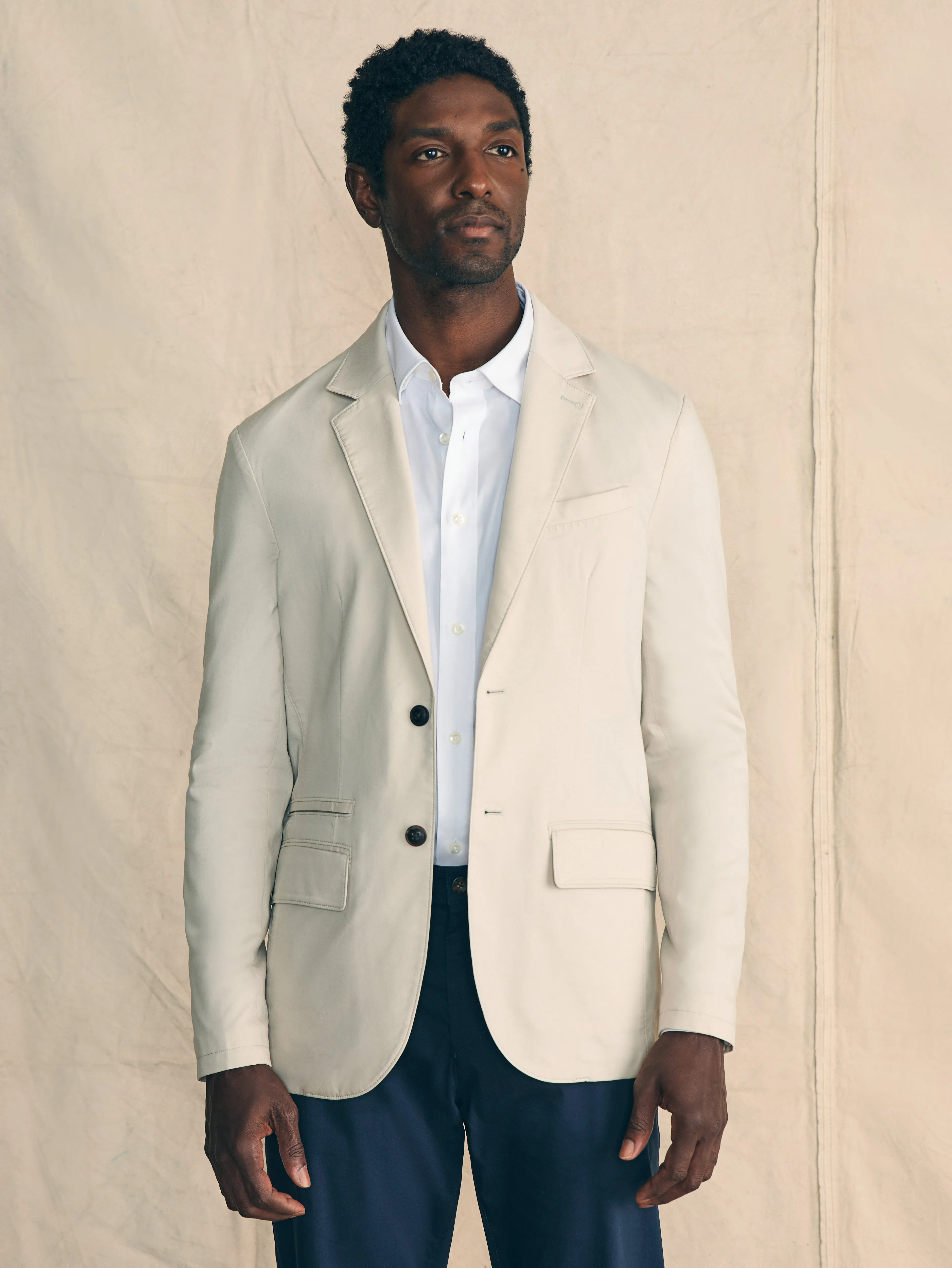 Movement™ Blazer - Light Sand sold by Faherty product image thumbnail 4