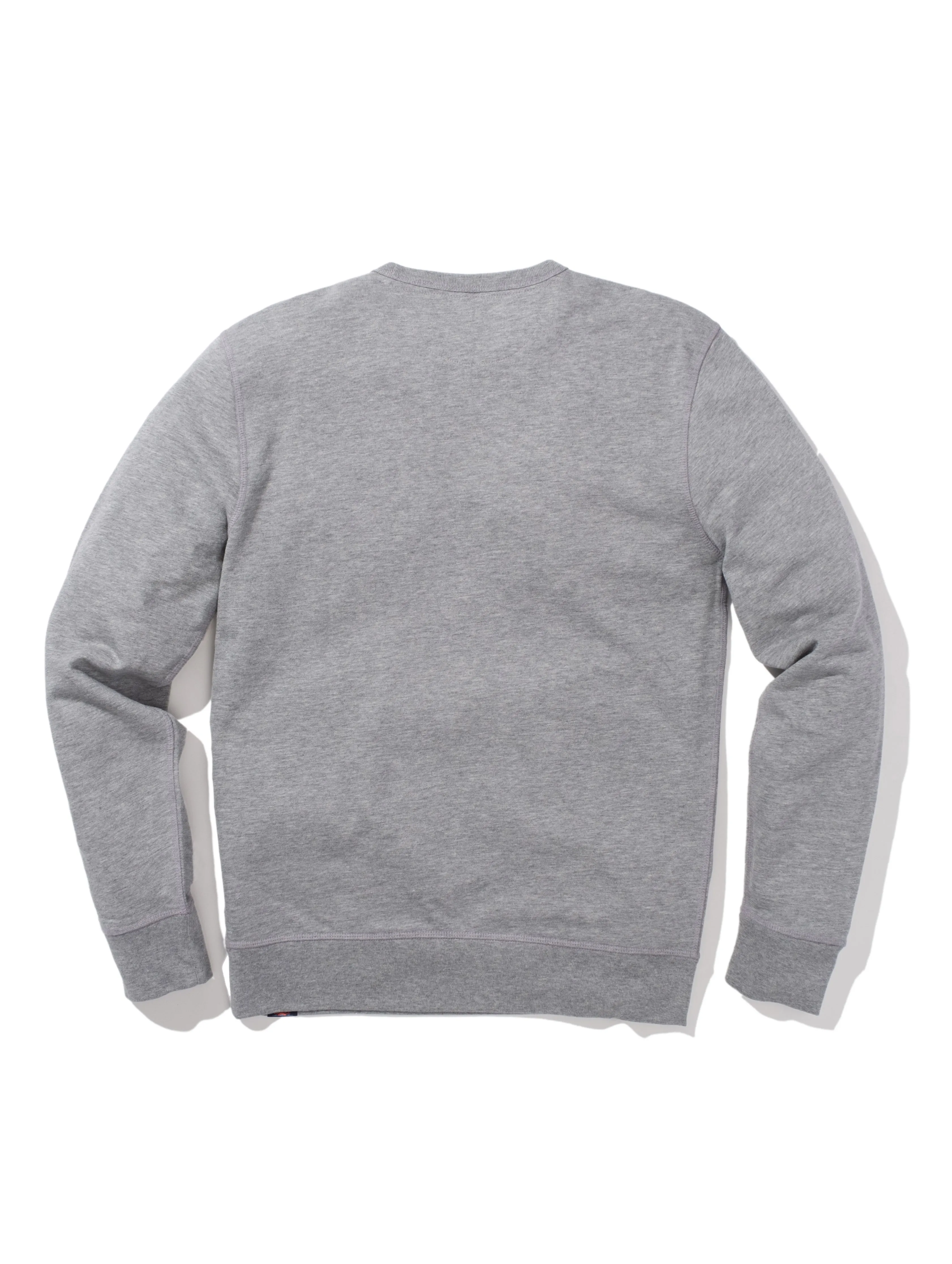 Nashville Long-Sleeve Terry Crewneck - Grey Heather sold by Faherty product image thumbnail 2