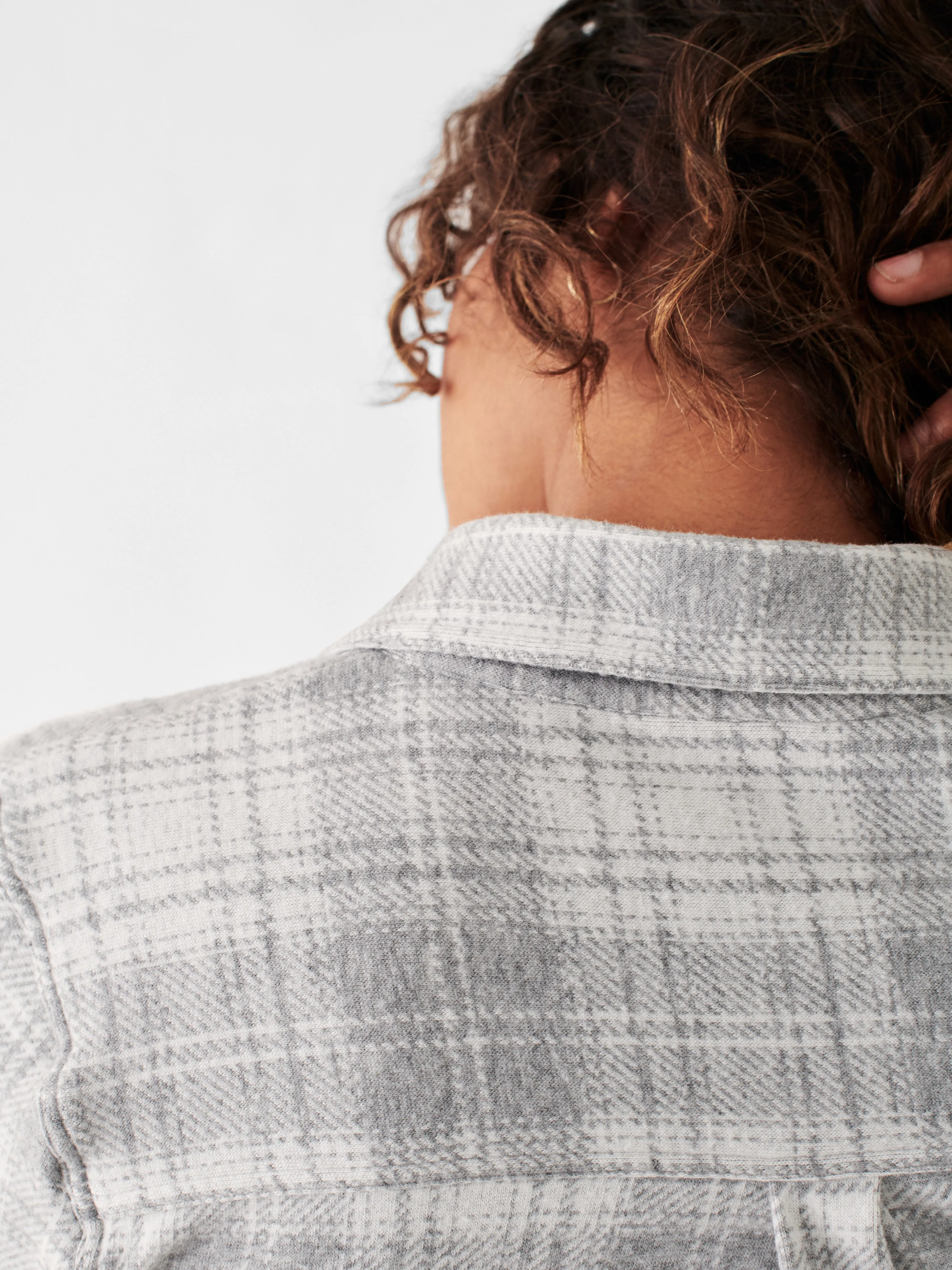 Legend™ Sweater Shirt - Winter Clouds Plaid sold by Faherty product image thumbnail 4