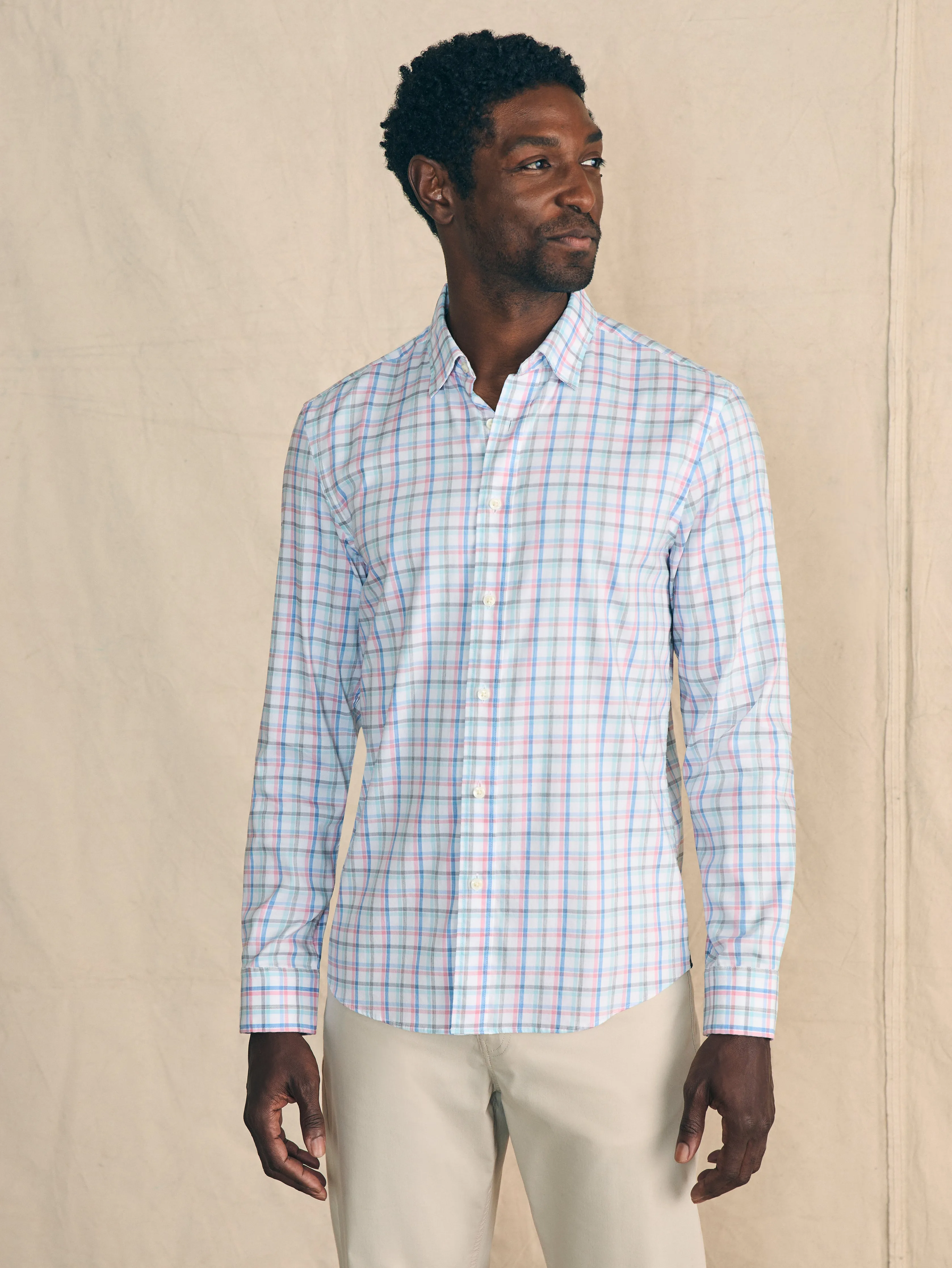 Movement™ Shirt - Bliss Drive Plaid sold by Faherty product image thumbnail 3