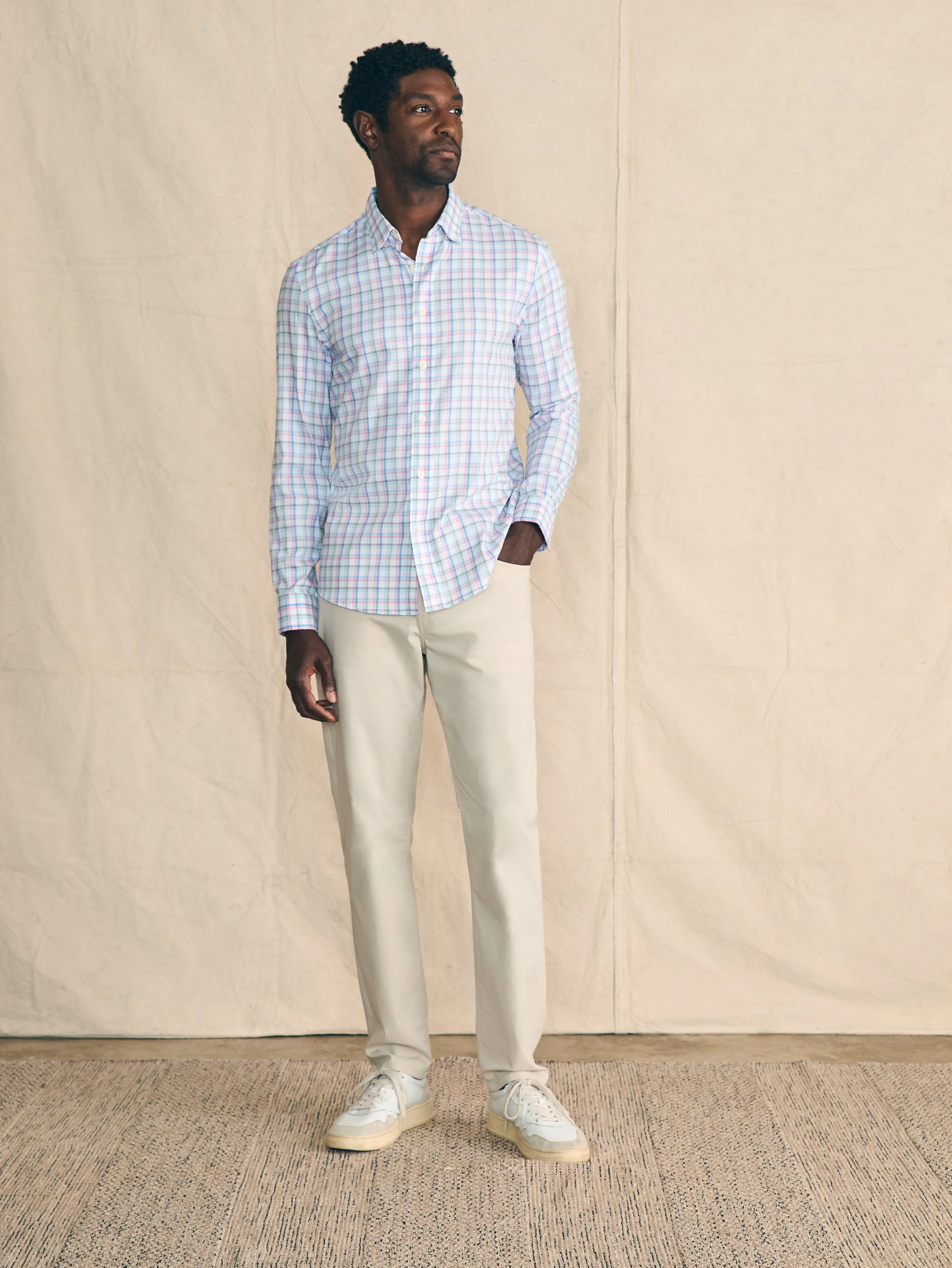 Movement™ Shirt - Bliss Drive Plaid sold by Faherty product image thumbnail 4