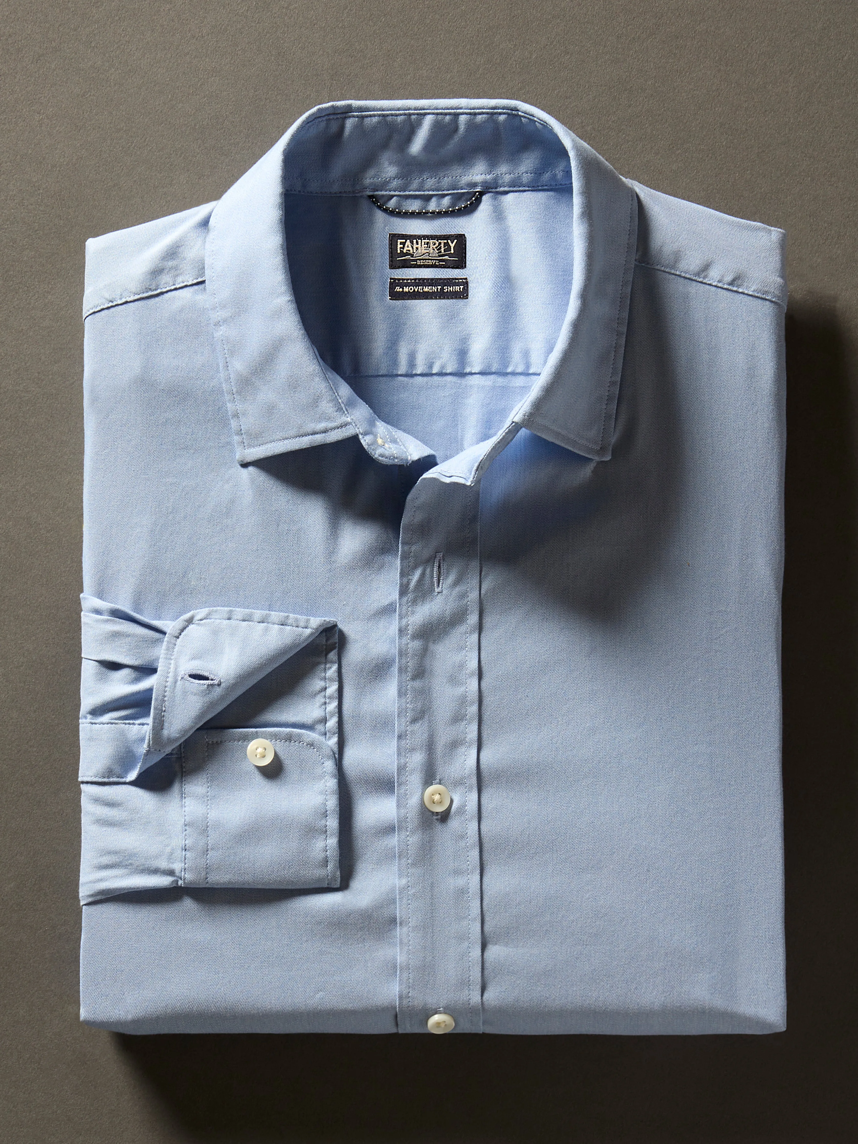 Movement™ Shirt (Tall) - Atlantic Sky sold by Faherty