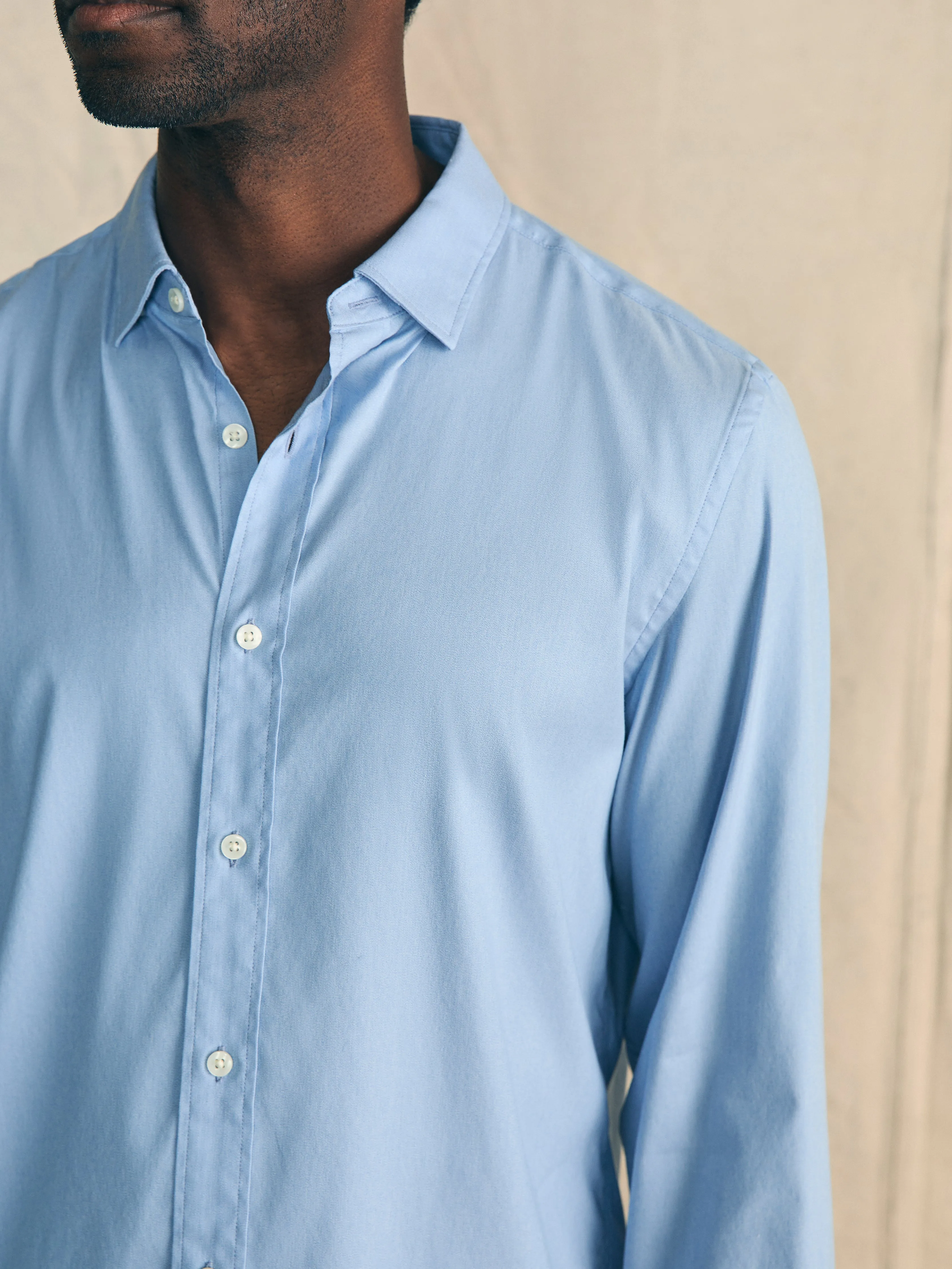 Movement™ Shirt (Tall) - Atlantic Sky sold by Faherty product image thumbnail 3