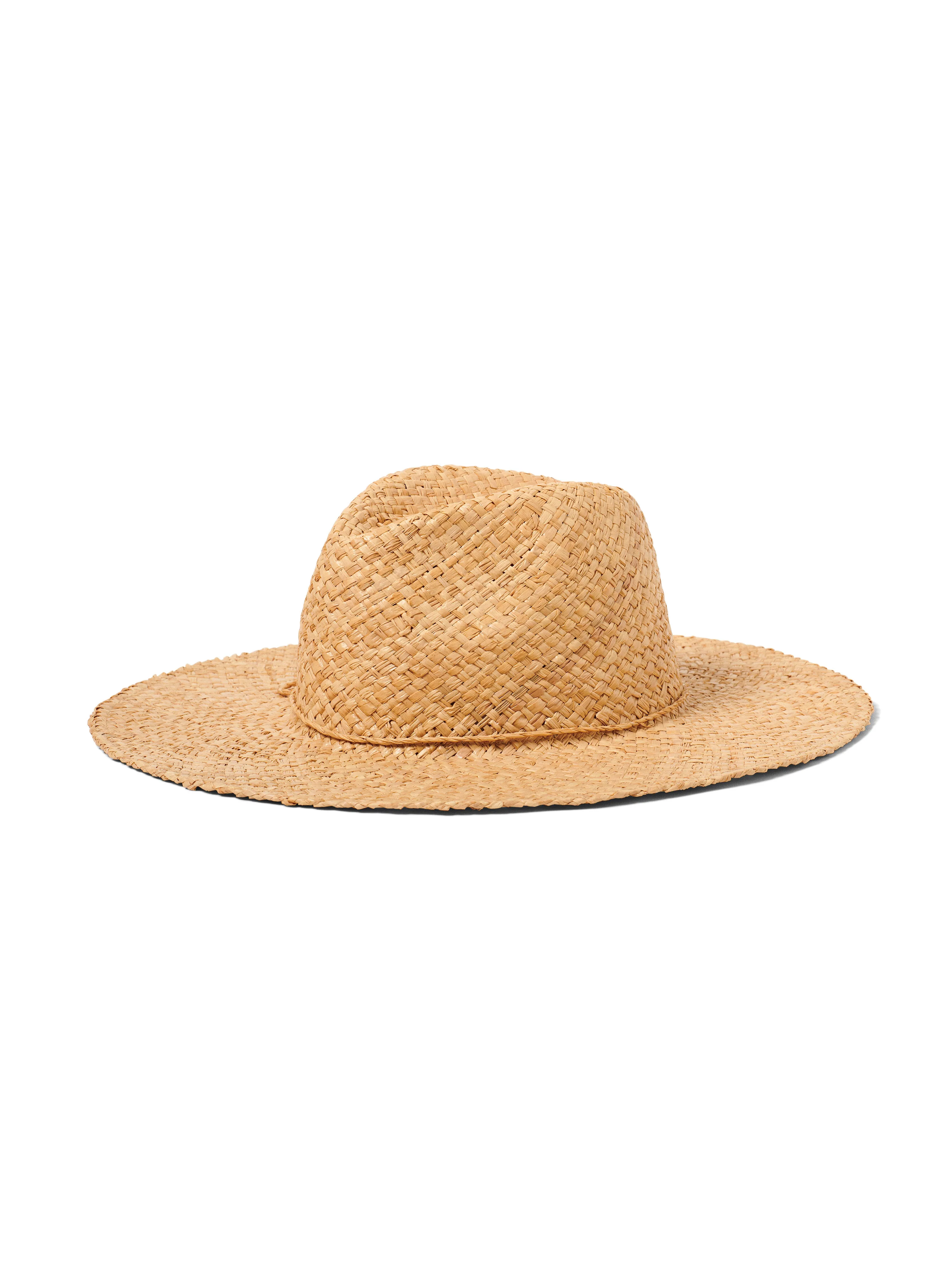 Rancher Raffia Hat - Natural sold by Faherty