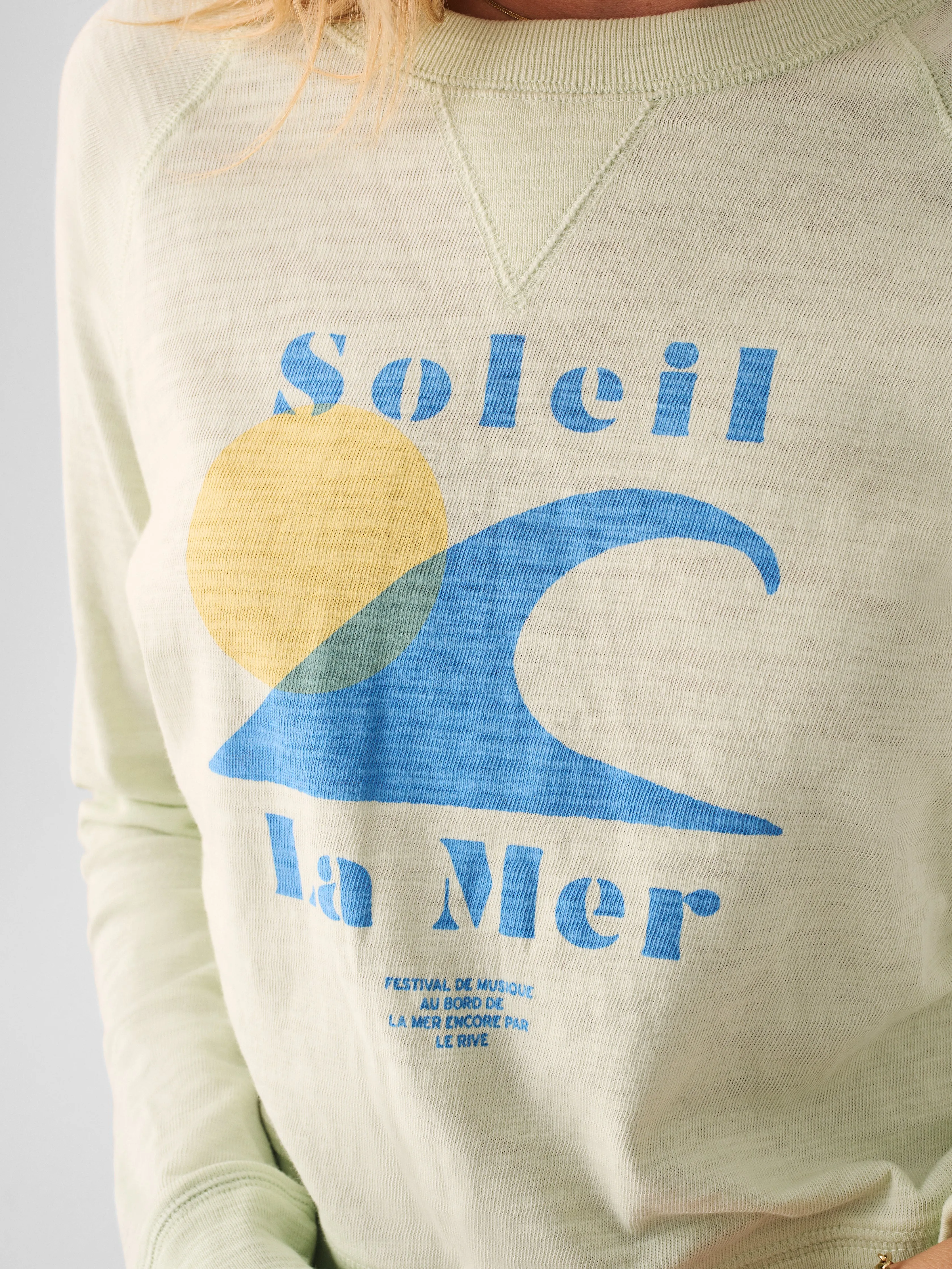 Sunwashed Slub Crewneck - Dewkist sold by Faherty product image thumbnail 2