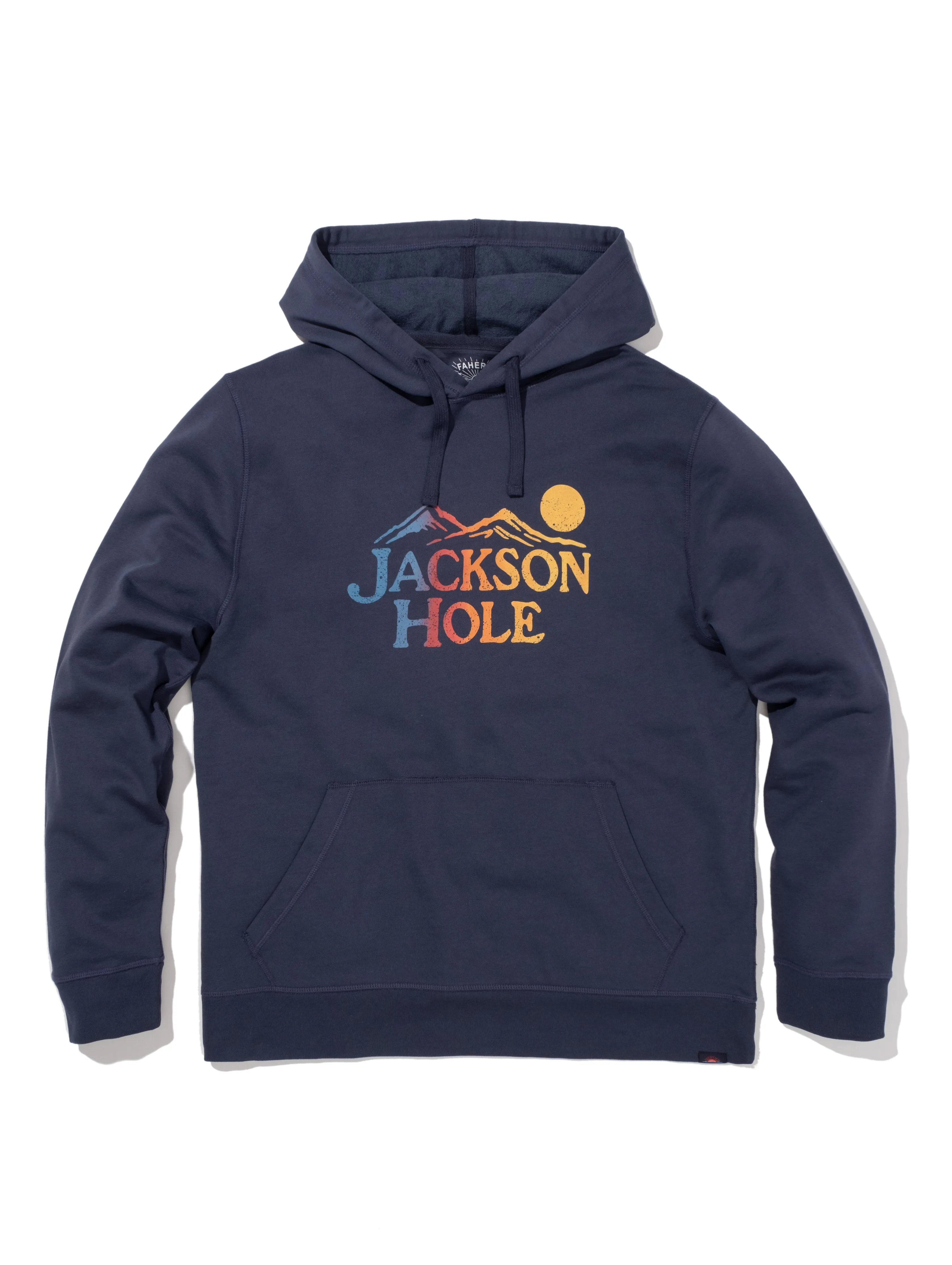 Jackson Hole Popover Hoodie - Dune Navy sold by Faherty