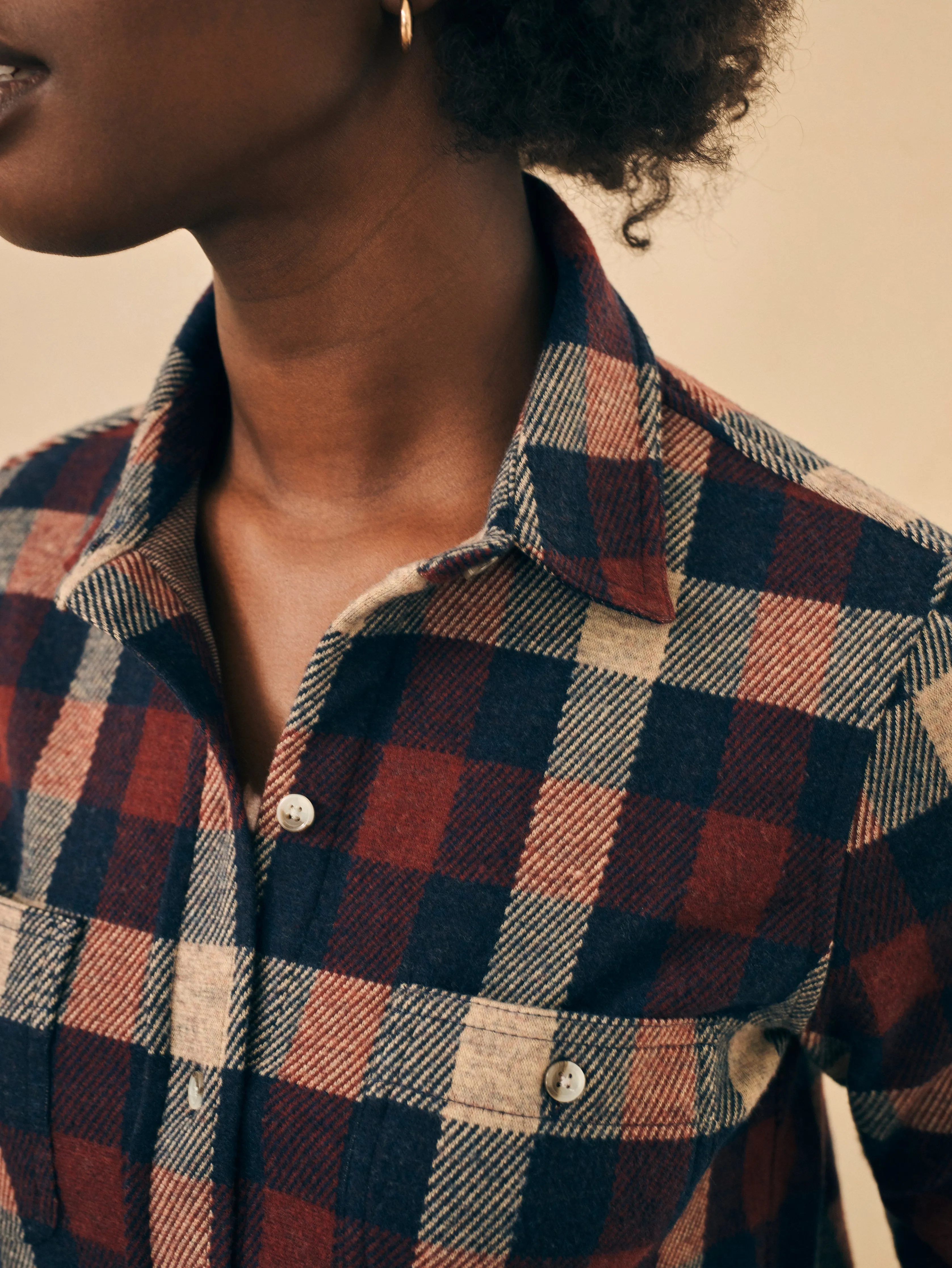 Legend™ Sweater Shirt - Burchfield Plaid sold by Faherty product image thumbnail 2