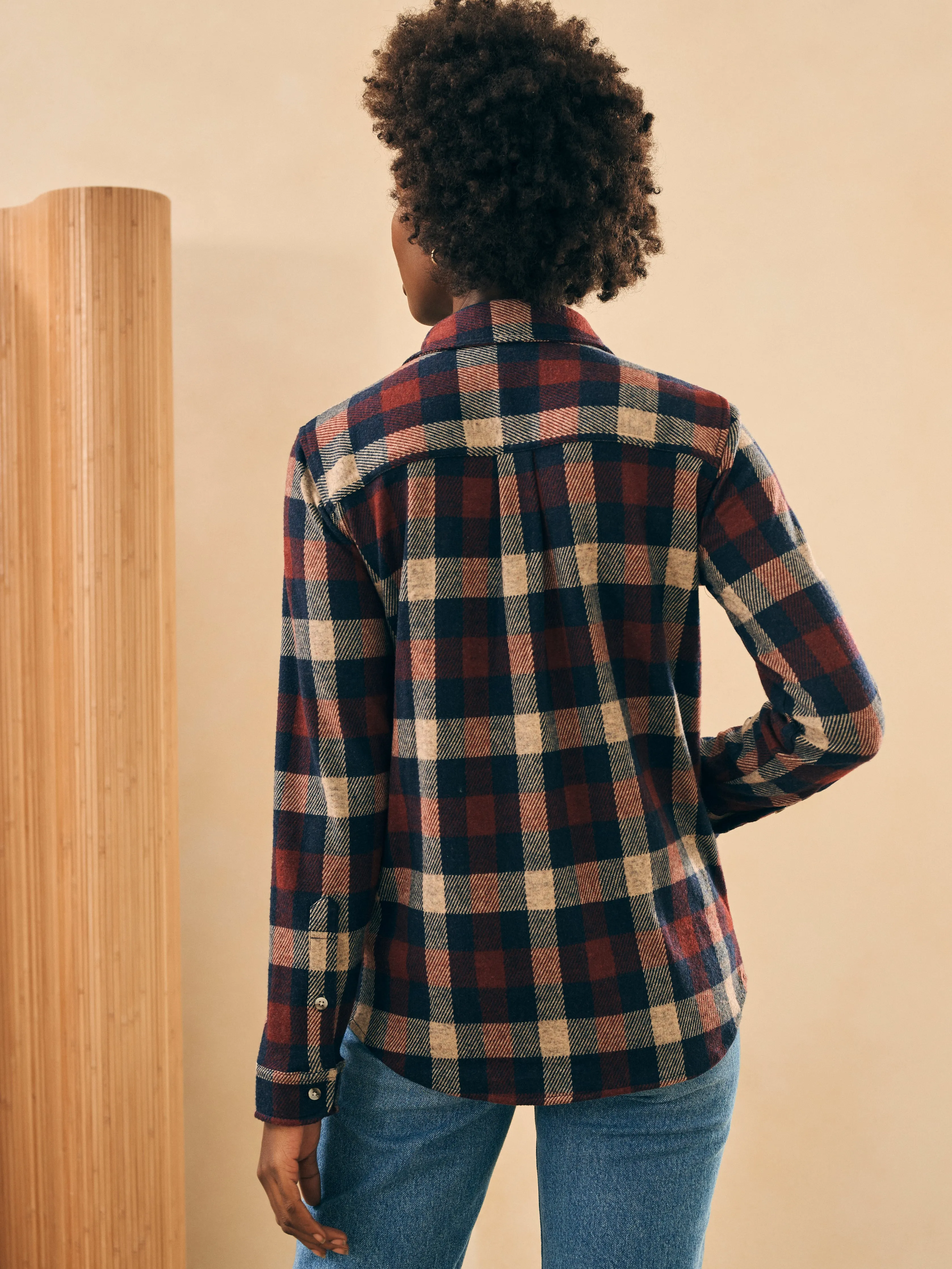 Legend™ Sweater Shirt - Burchfield Plaid sold by Faherty product image thumbnail 5