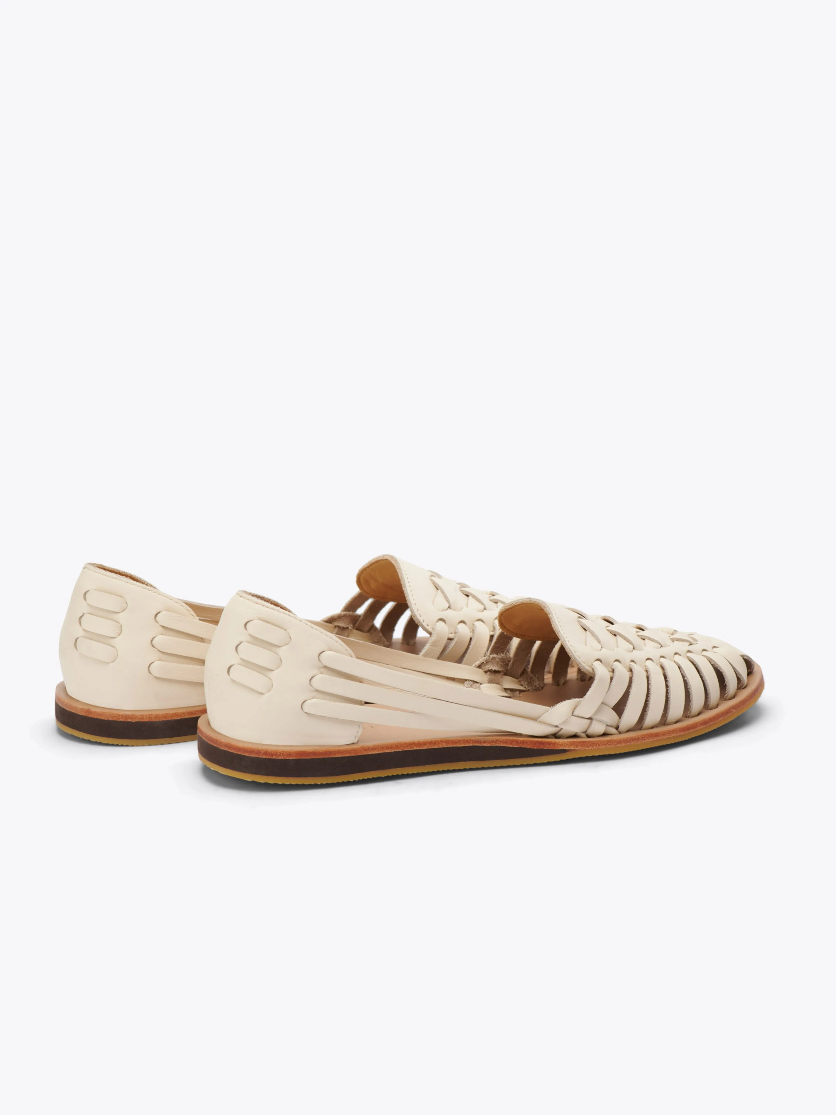Nisolo Huarache Sandals - Bone sold by Faherty product image thumbnail 5