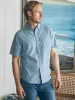 Short-Sleeve Stretch Playa Shirt - Fishscale Redux sold by Faherty