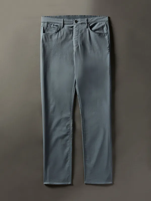 Movement™ 5-Pocket Pant Athletic Fit - Rocky Blue sold by Faherty