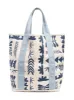 Anna Kahalekulu Naupaka Beach Tote - Seaside Naupaka Block sold by Faherty