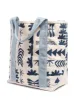 Anna Kahalekulu Naupaka Beach Tote - Seaside Naupaka Block sold by Faherty