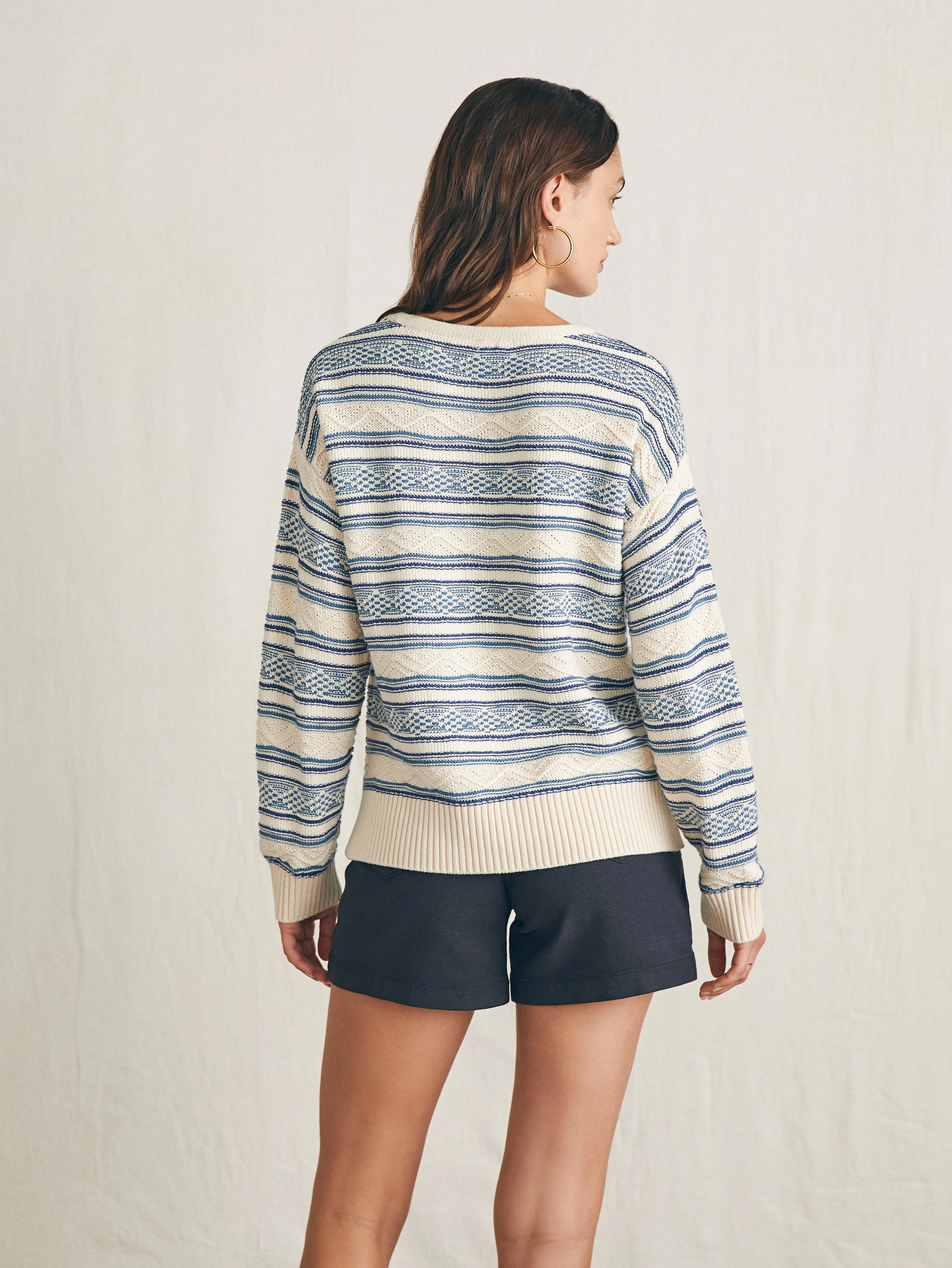 High Tide Sweater - Bristol Bay sold by Faherty product image thumbnail 5